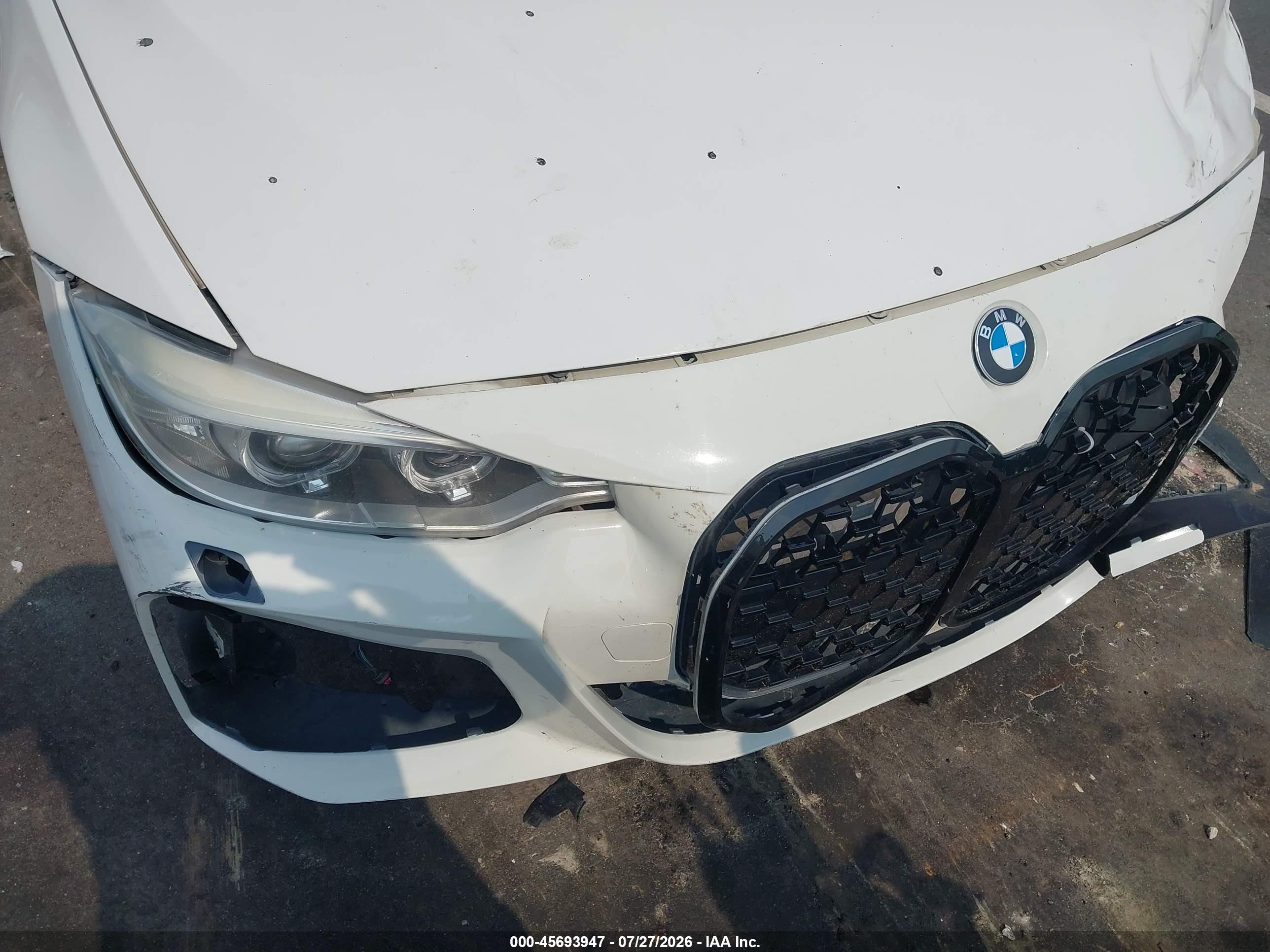 2015 Bmw 428i   White vin: WBA3N7C51FK222491