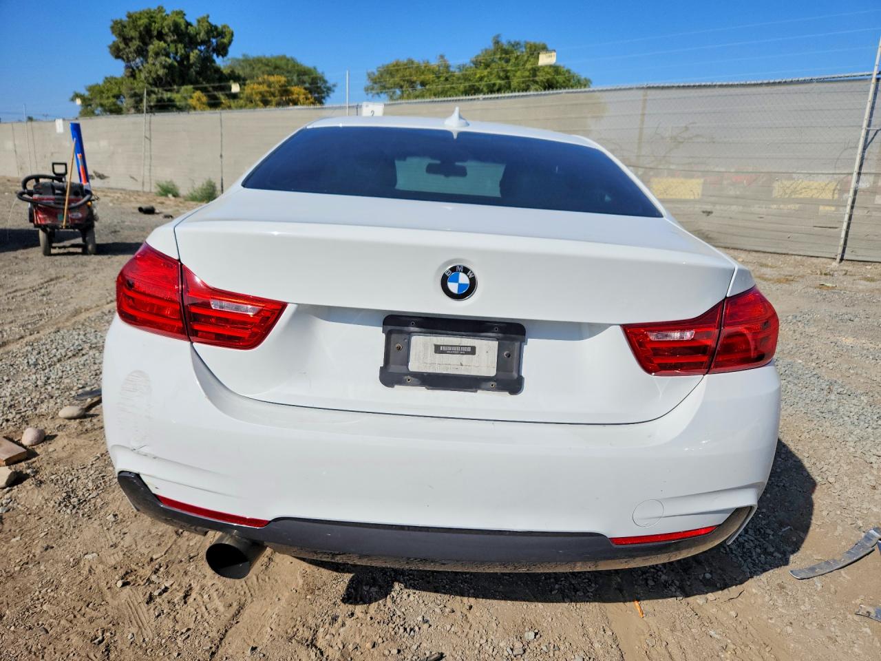 2014 Bmw 428 I White vin: WBA3N7C52EF718679