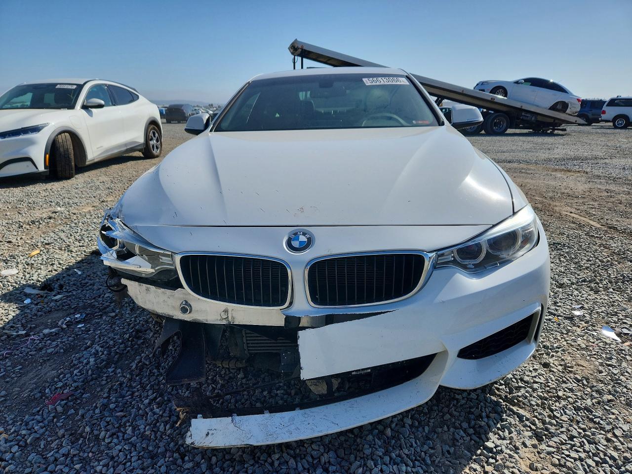 2014 Bmw 428 I White vin: WBA3N7C52EF718679