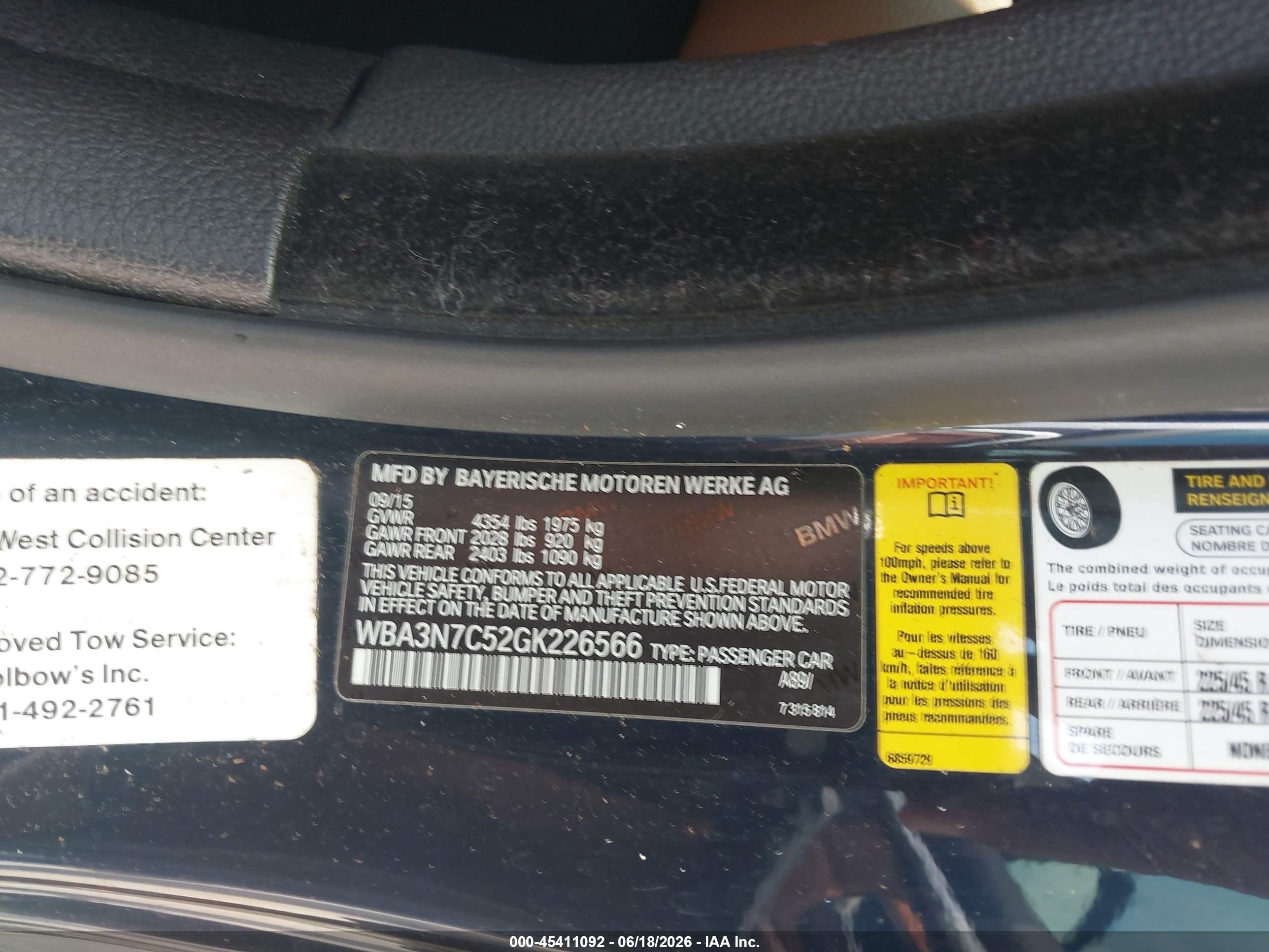 2016 Bmw 428i Blue vin: WBA3N7C52GK226566