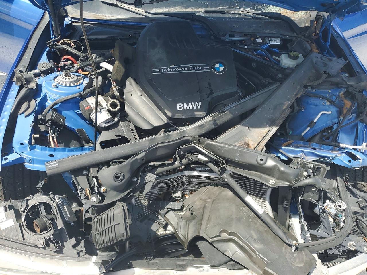 2014 Bmw 428 I Blue vin: WBA3N7C53EK221244