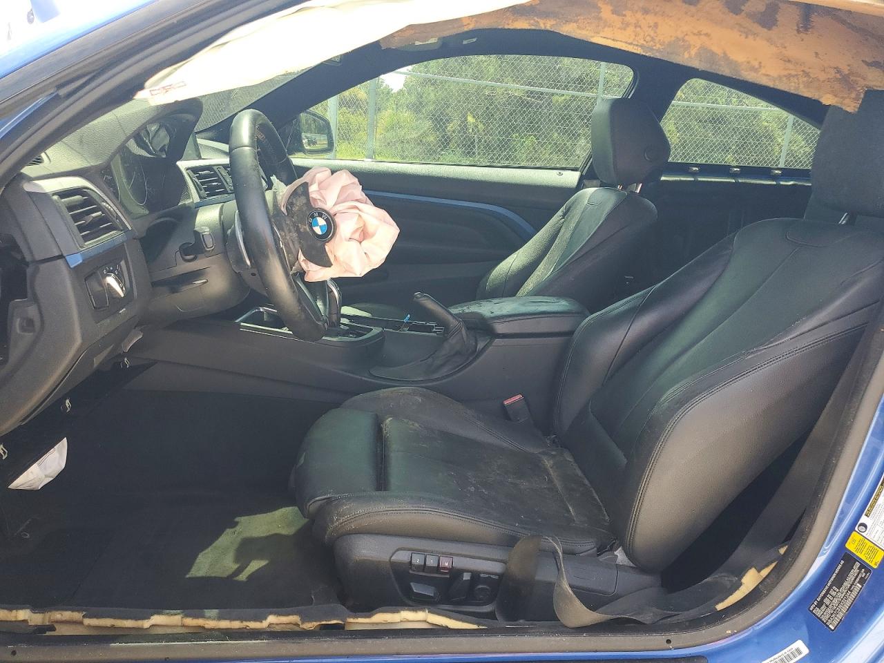 2014 Bmw 428 I Blue vin: WBA3N7C53EK221244