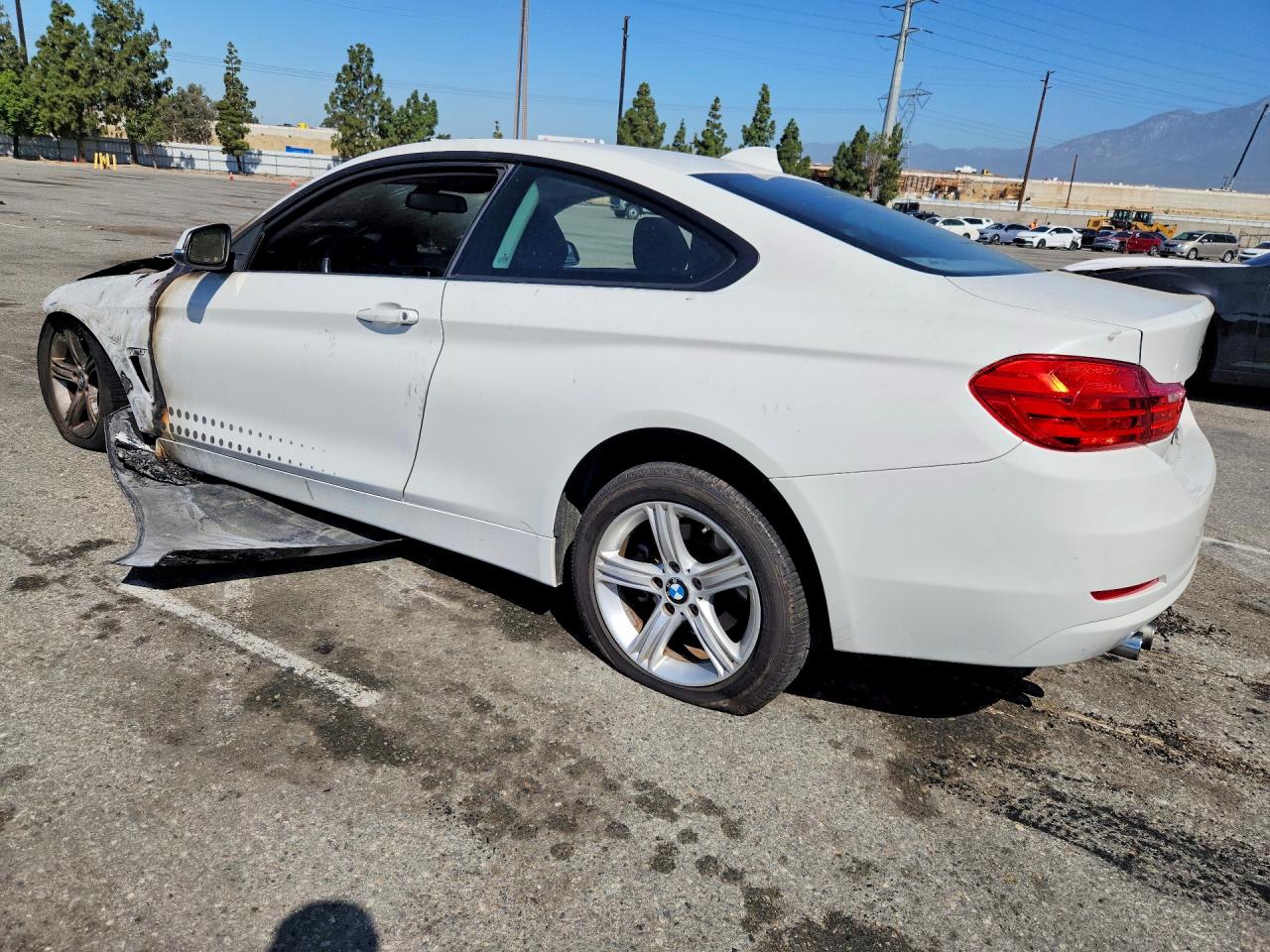 2015 Bmw 428 I White vin: WBA3N7C53FK222430