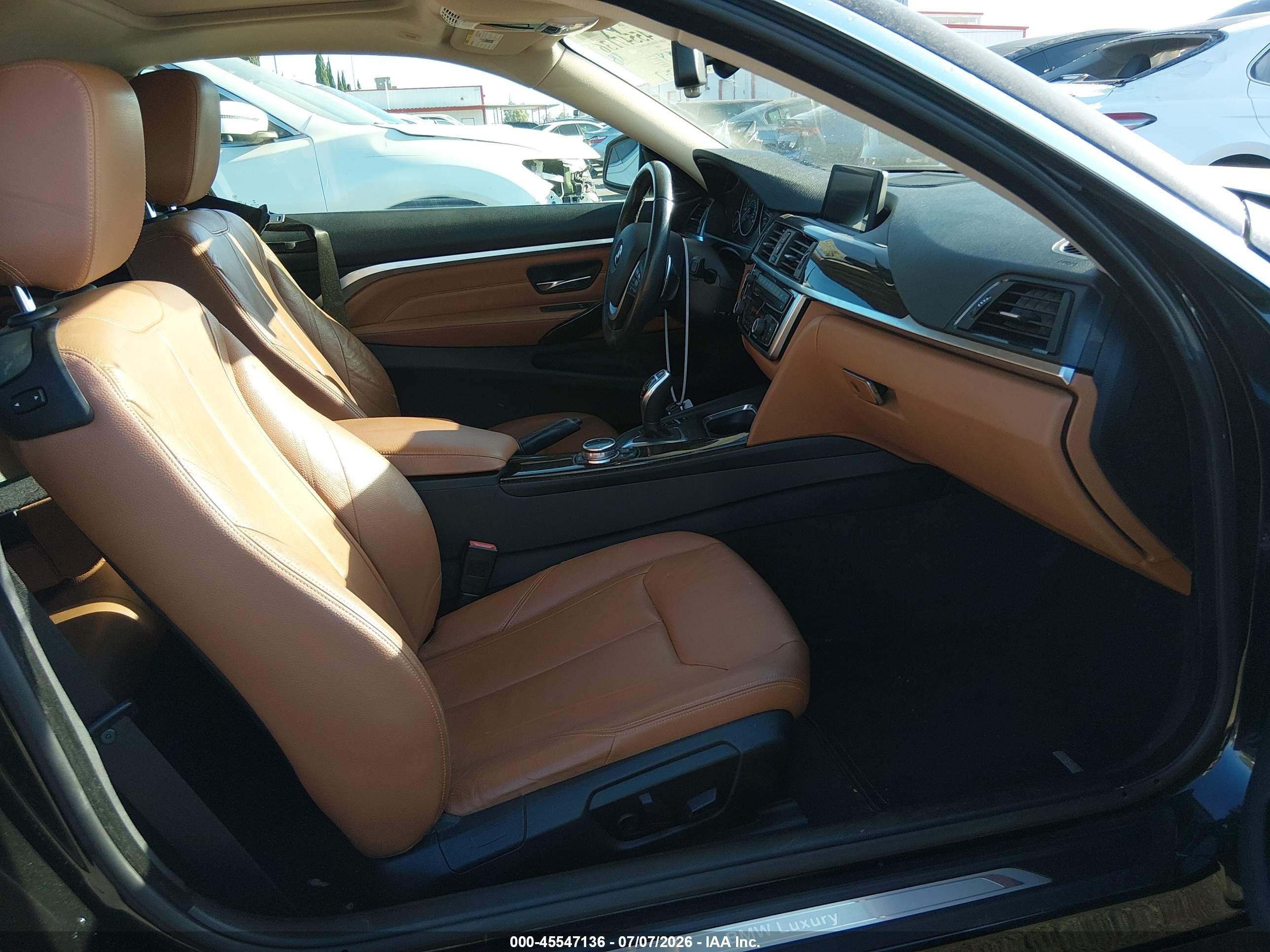 2014 Bmw 428i Black vin: WBA3N7C54EF718635