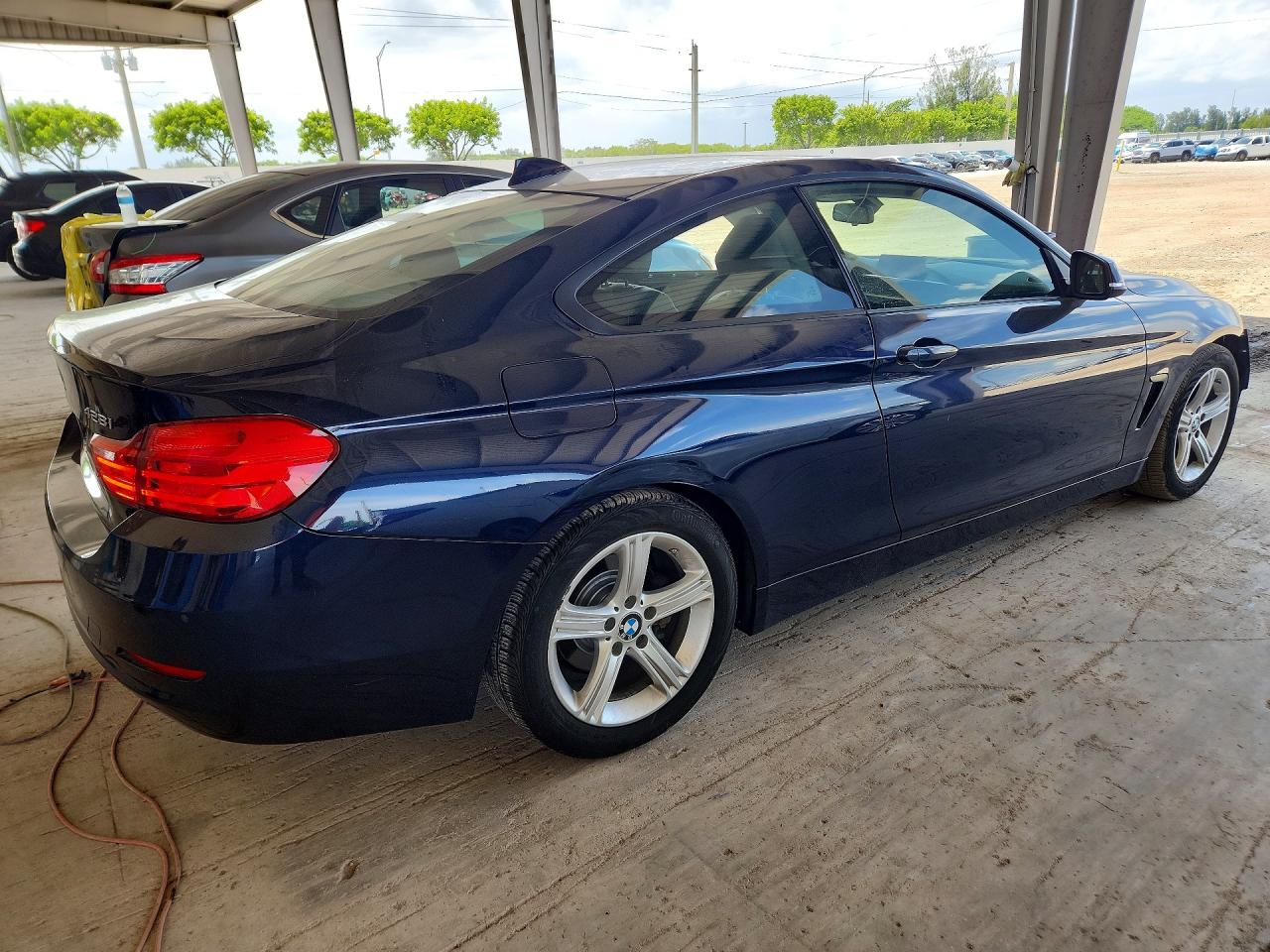 2014 Bmw 428 I Blue vin: WBA3N7C54EK221530