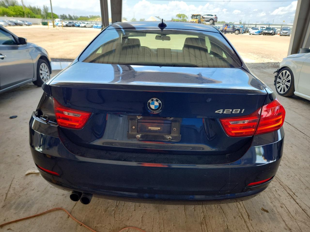 2014 Bmw 428 I Blue vin: WBA3N7C54EK221530