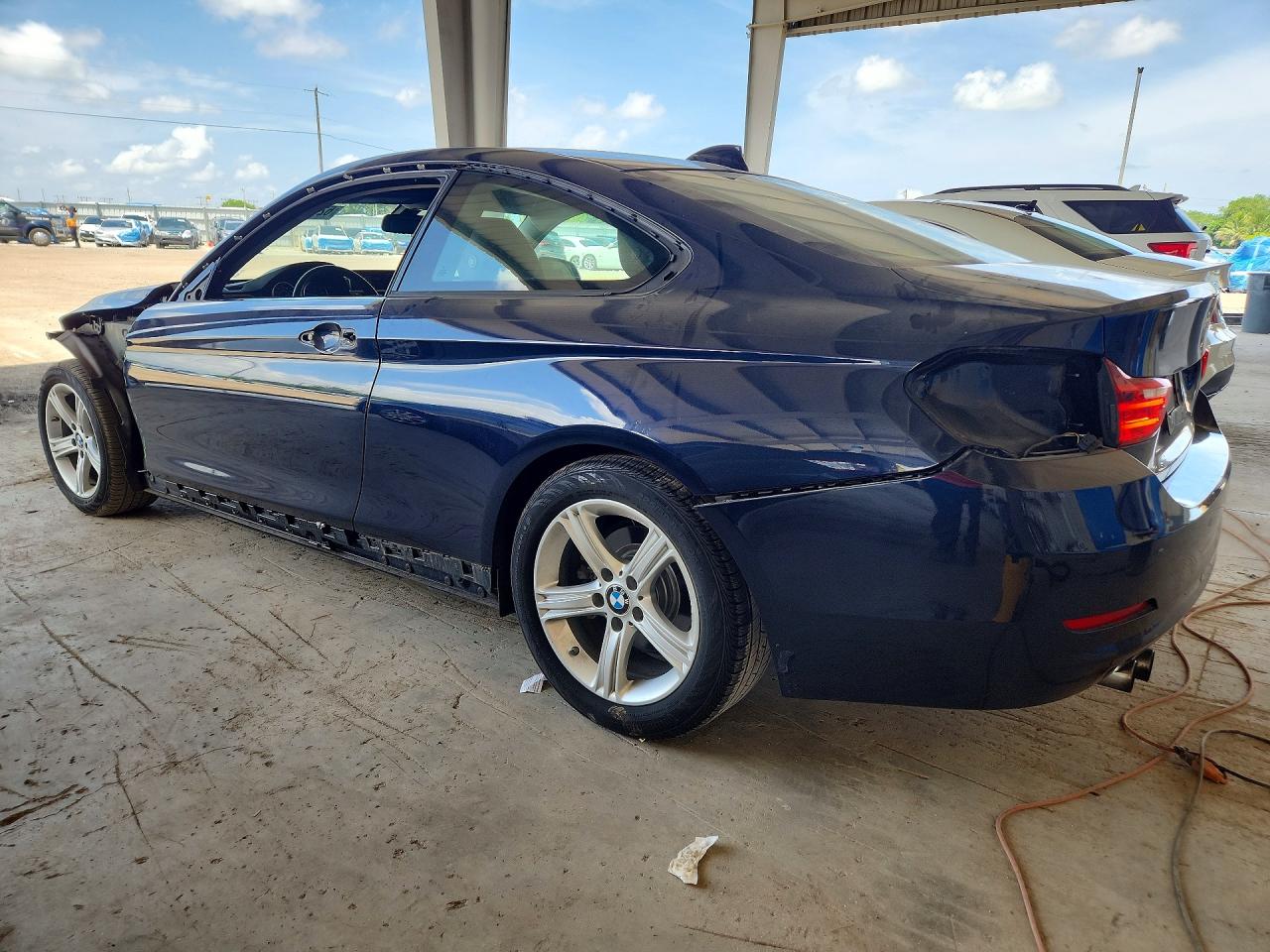 2014 Bmw 428 I Blue vin: WBA3N7C54EK221530