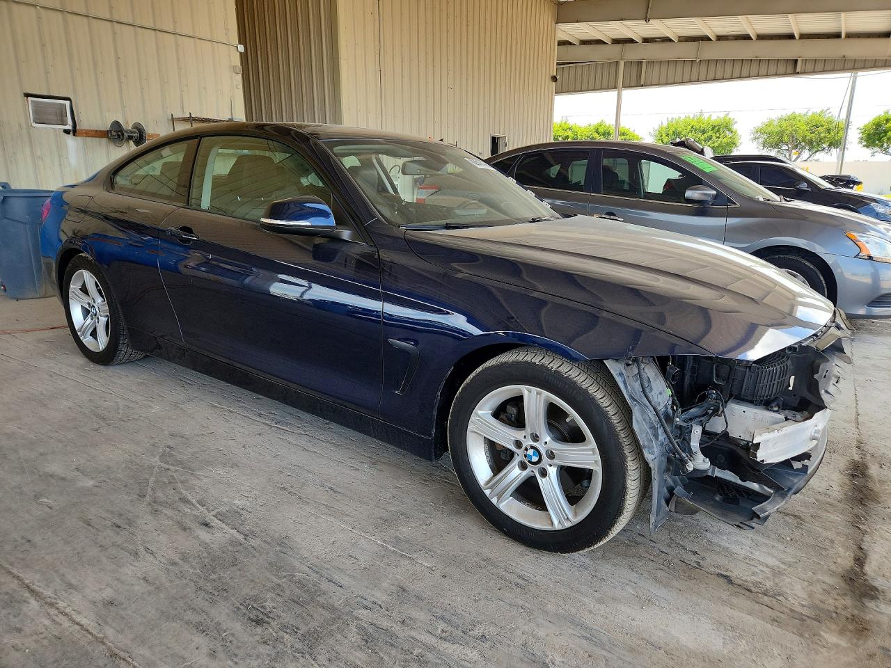 2014 Bmw 428 I Blue vin: WBA3N7C54EK221530