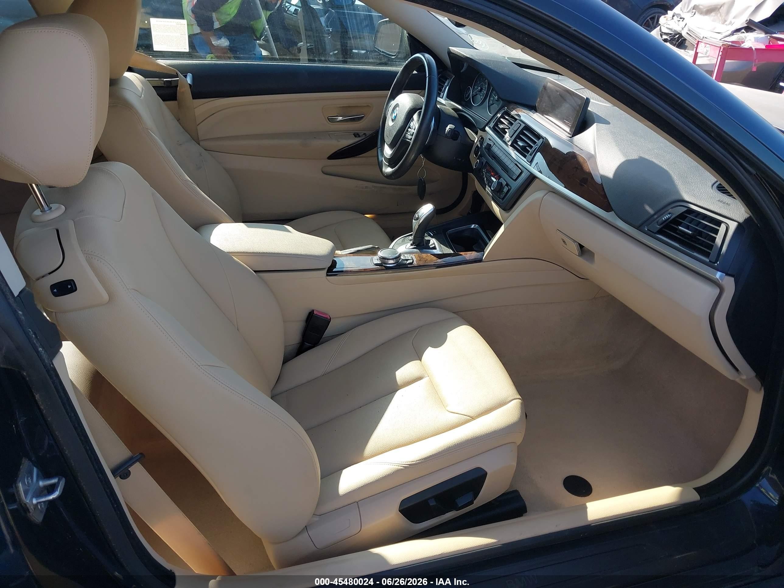 2015 Bmw 428i   Синий vin: WBA3N7C54FK225501