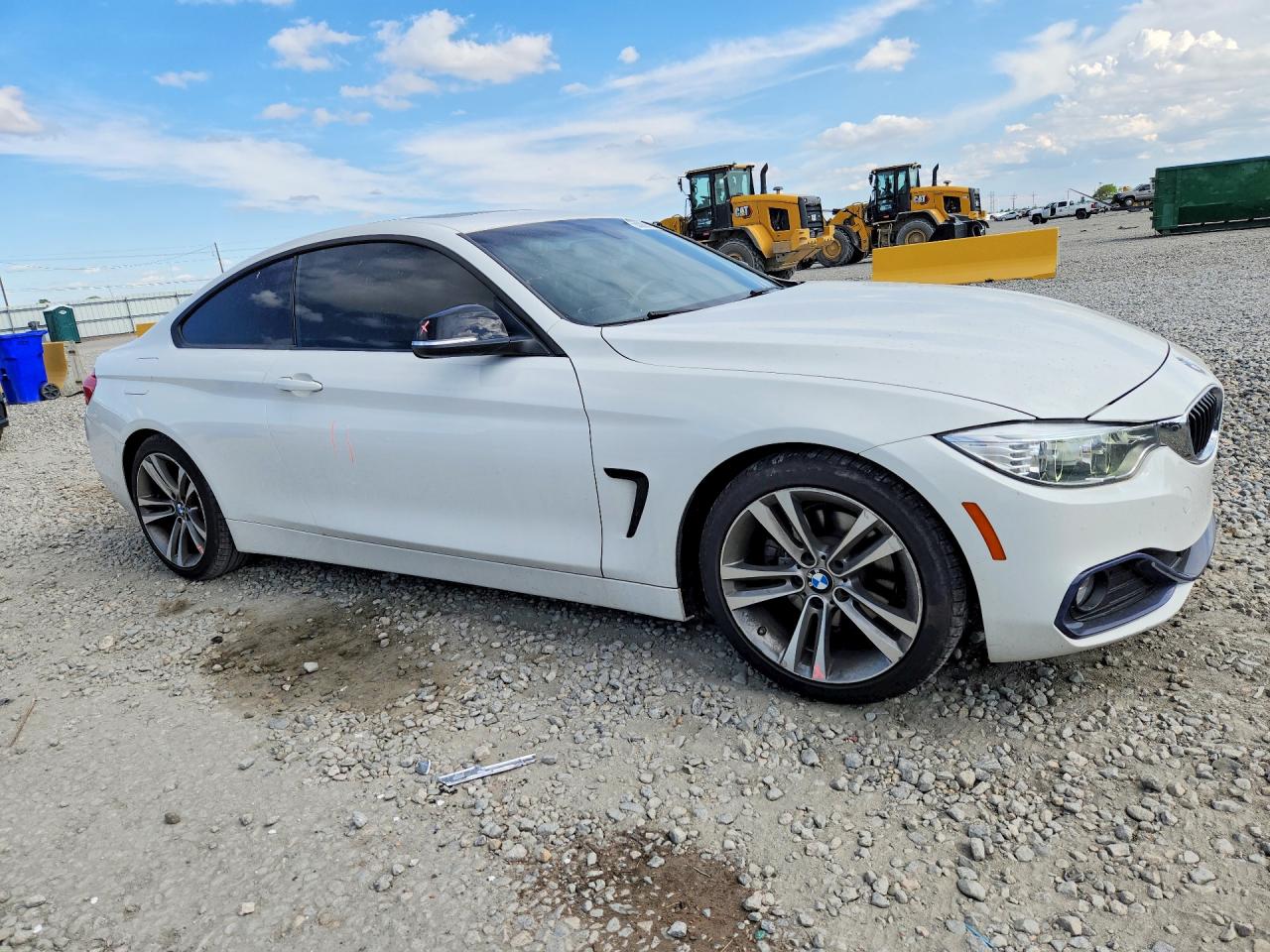 2014 Bmw 428 I White vin: WBA3N7C55EF719051