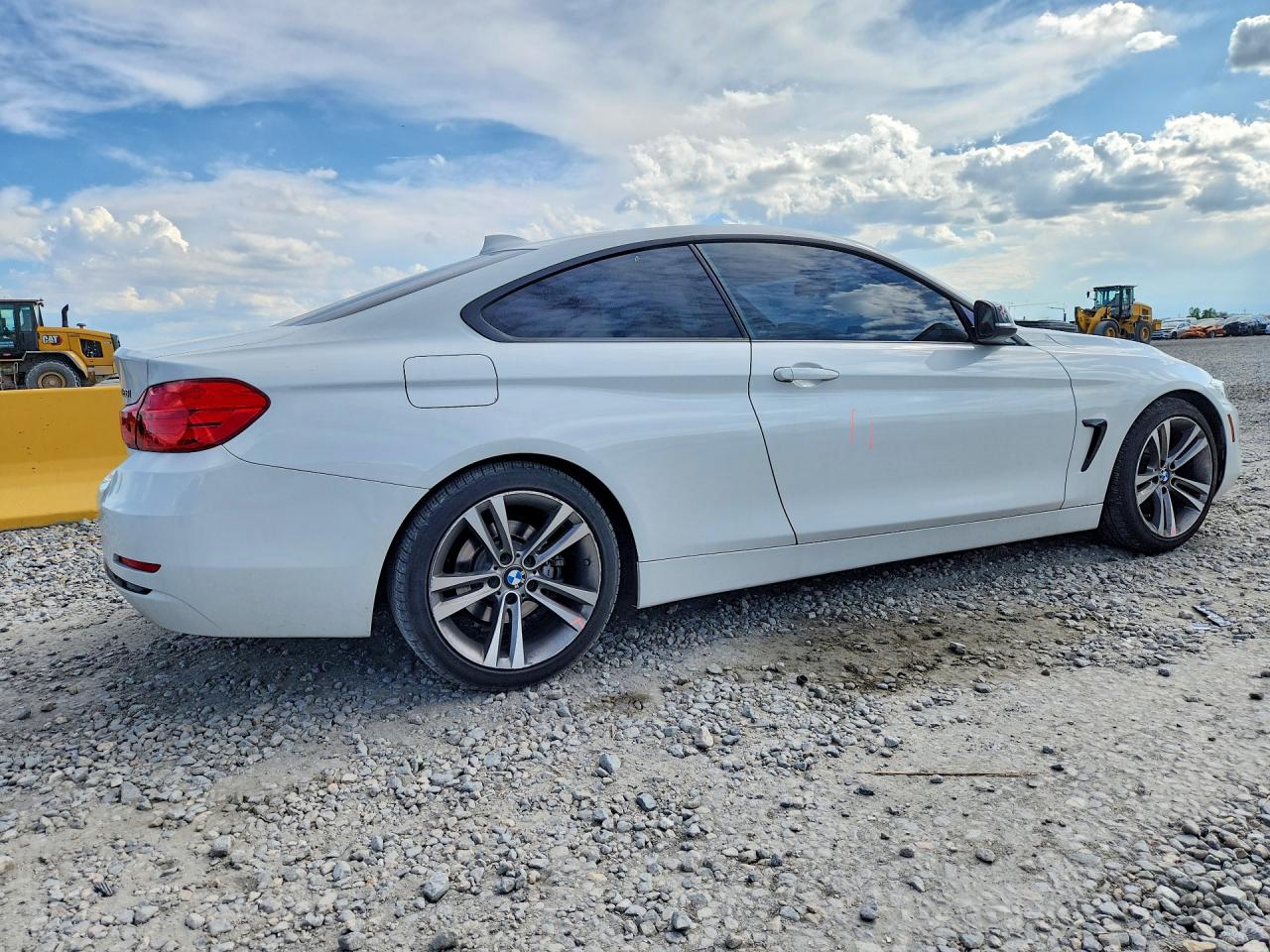 2014 Bmw 428 I White vin: WBA3N7C55EF719051