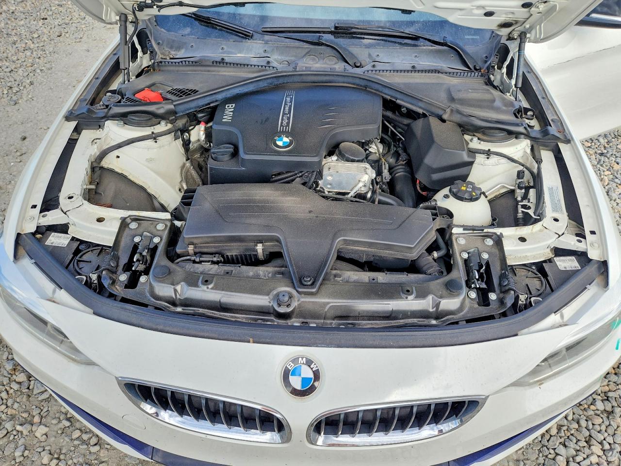 2014 Bmw 428 I White vin: WBA3N7C55EF719051