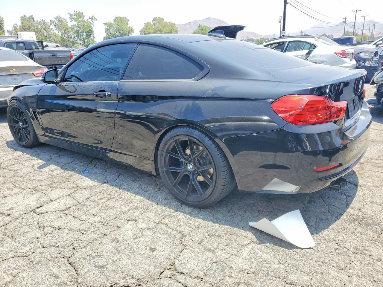 2014 Bmw 428 I Black vin: WBA3N7C55EF719065