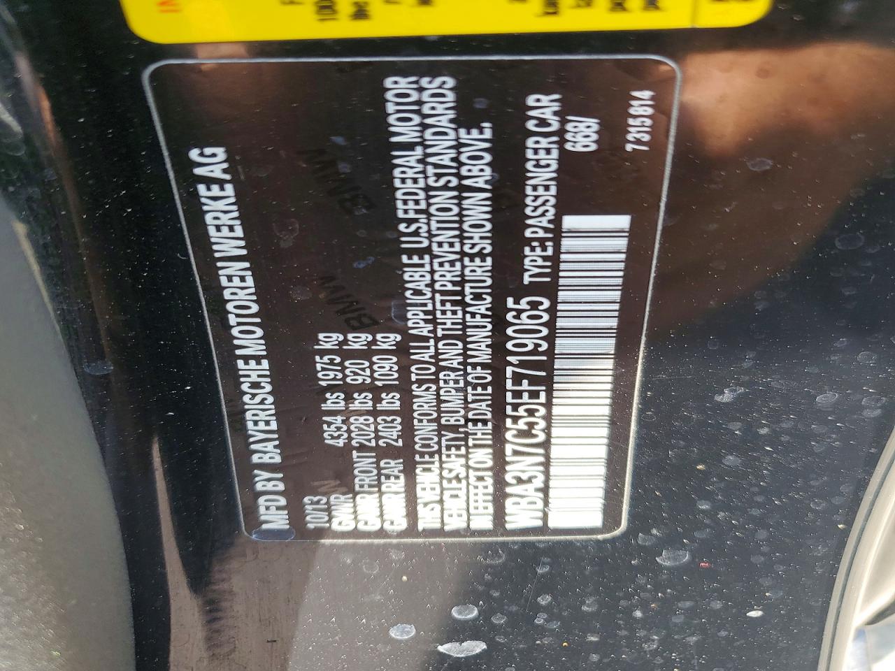 2014 Bmw 428 I Black vin: WBA3N7C55EF719065