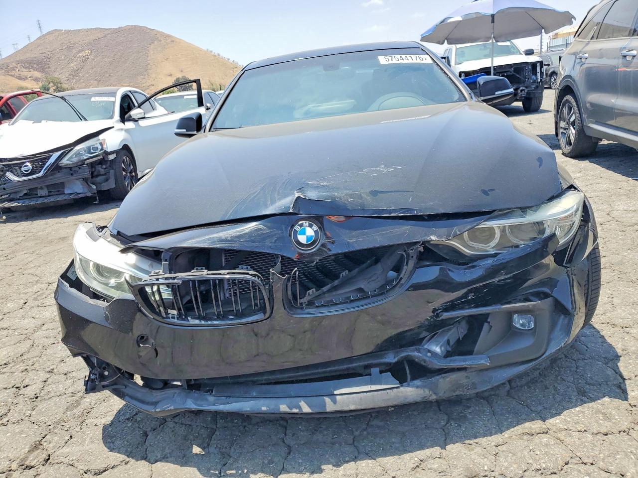 2014 Bmw 428 I Black vin: WBA3N7C55EF719065