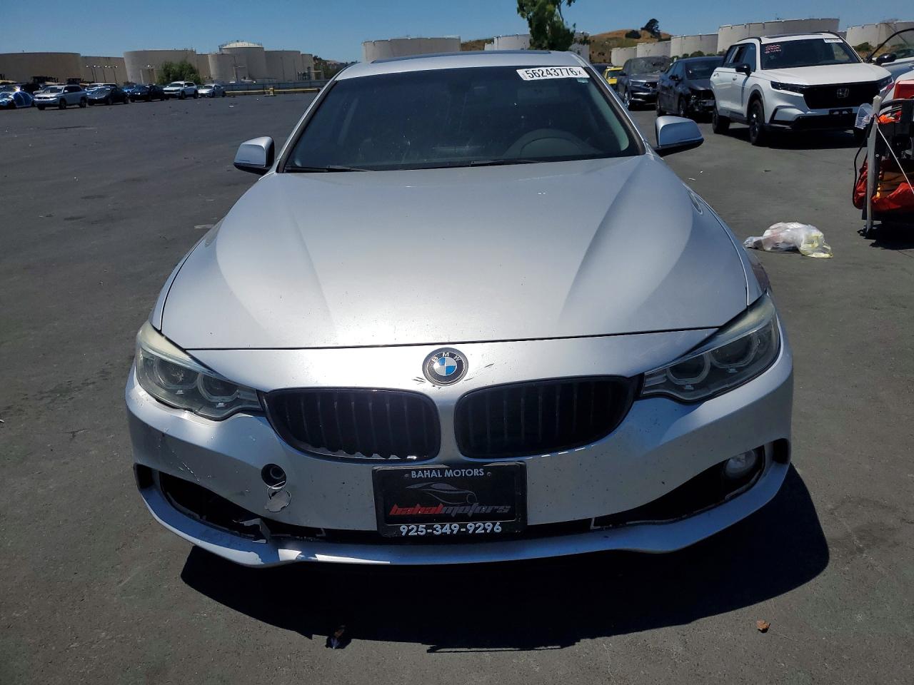 2014 Bmw 428 I Silver vin: WBA3N7C55EF719311