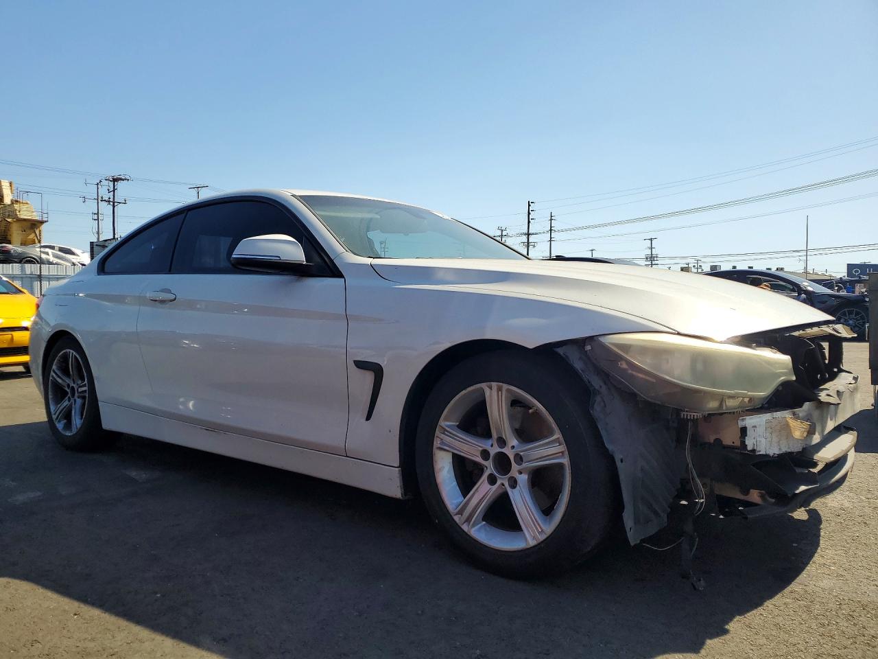 2014 Bmw 428 I Белый vin: WBA3N7C55EK222024