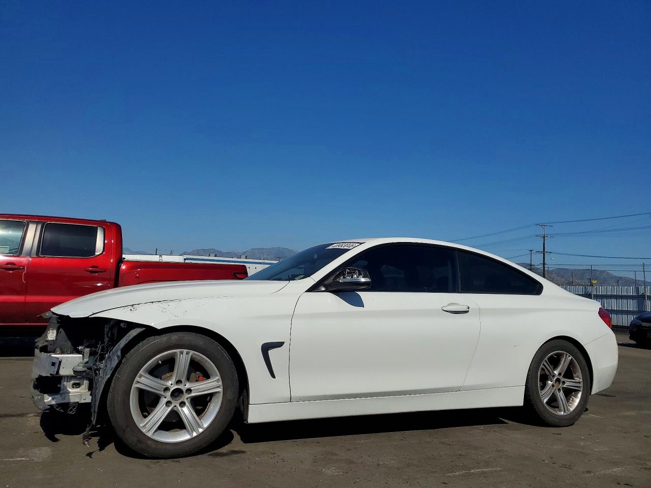 2014 Bmw 428 I Белый vin: WBA3N7C55EK222024