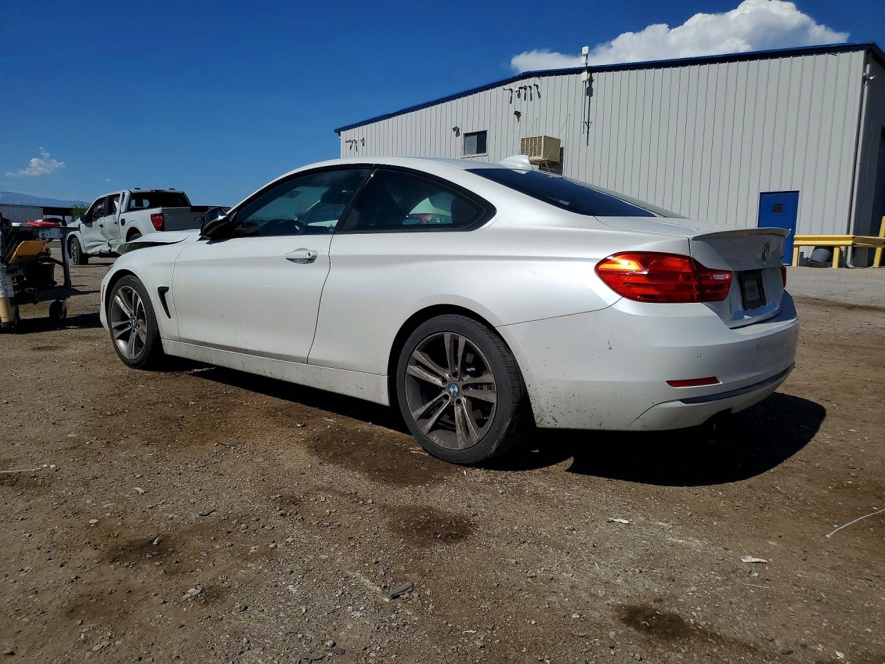 2015 Bmw 428 I White vin: WBA3N7C55FK225538