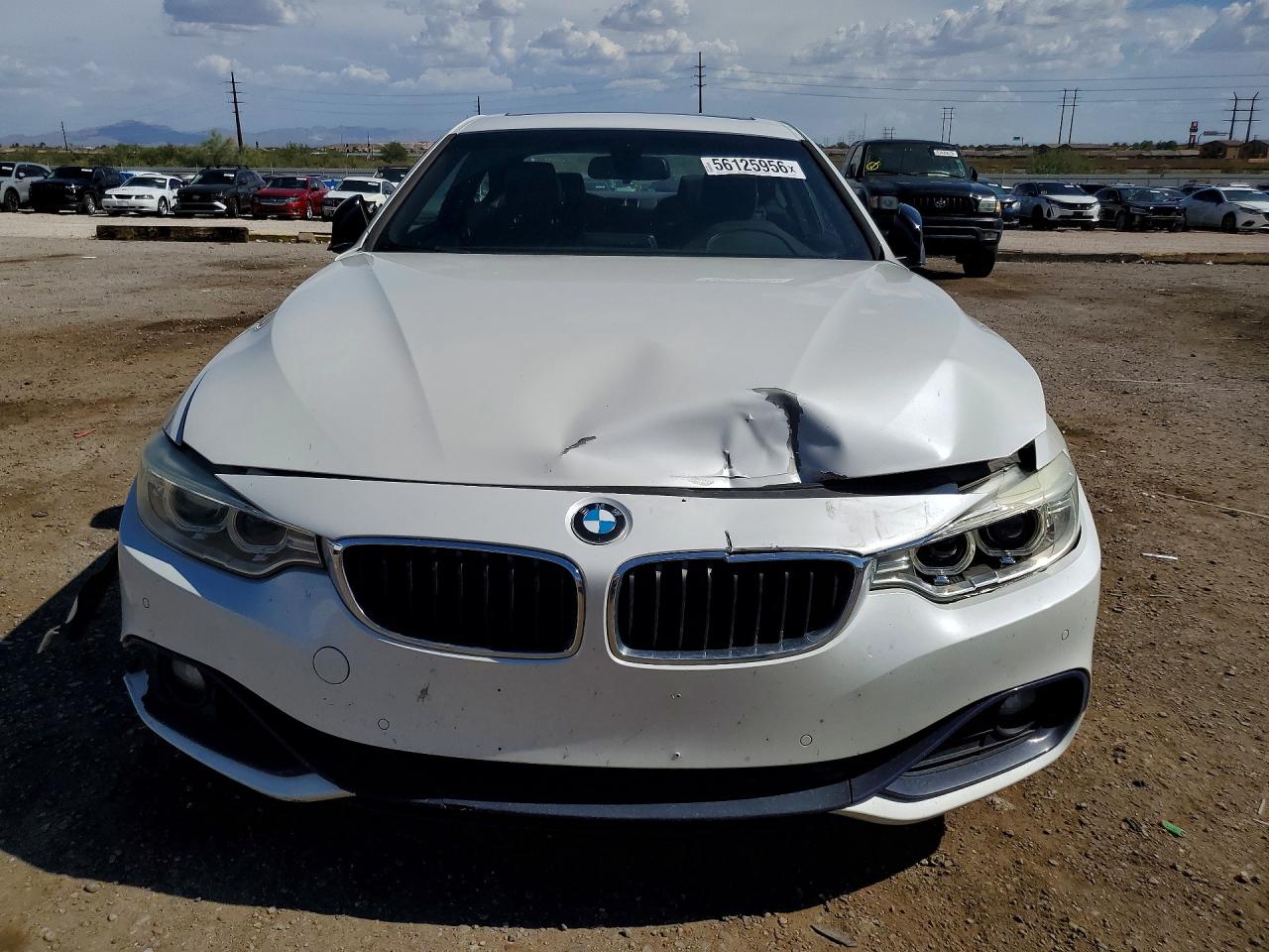 2015 Bmw 428 I White vin: WBA3N7C55FK225538