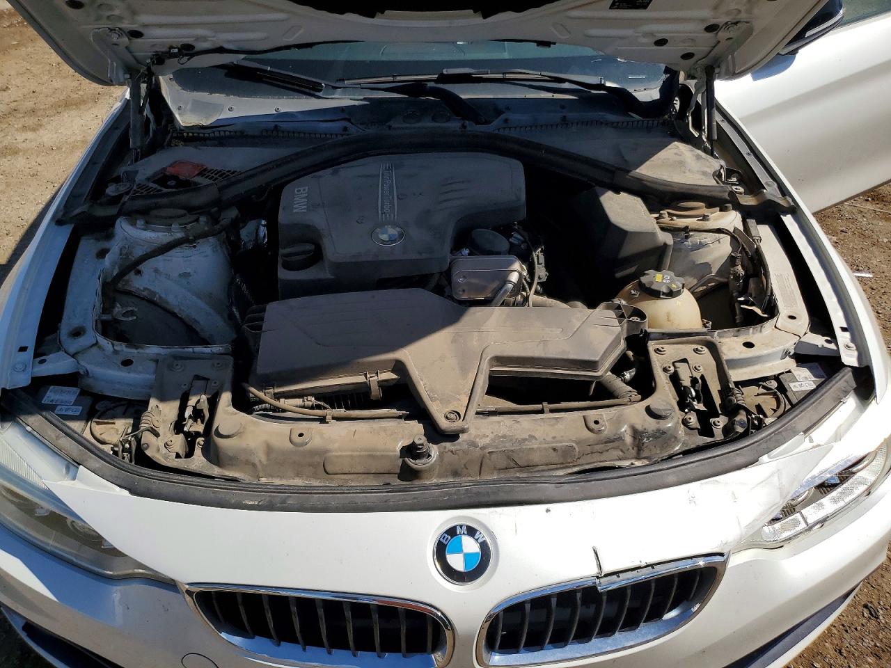2015 Bmw 428 I White vin: WBA3N7C55FK225538