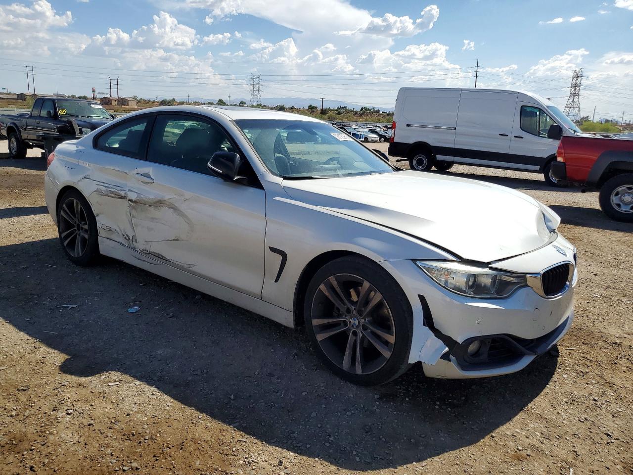 2015 Bmw 428 I White vin: WBA3N7C55FK225538