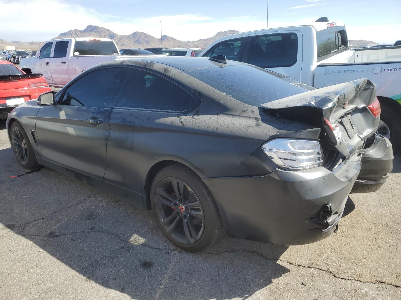 2014 Bmw 428 I Black vin: WBA3N7C56EF718040