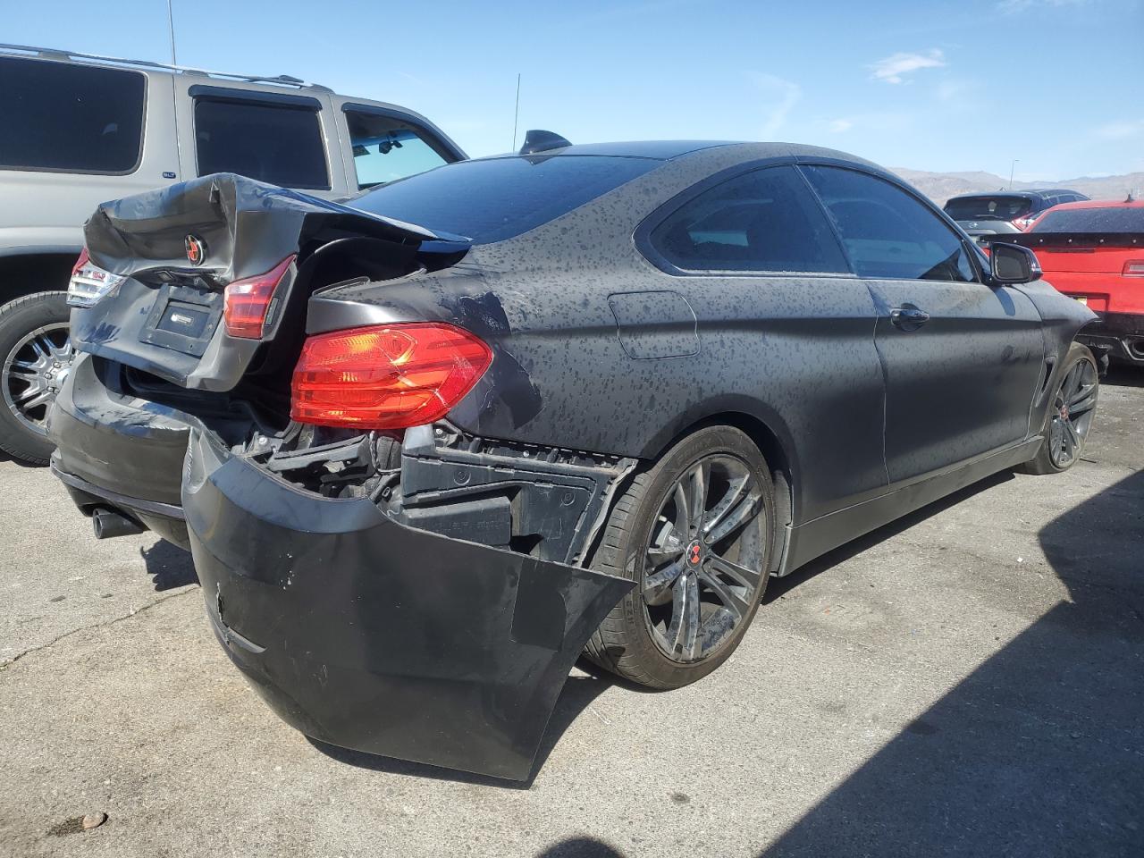 2014 Bmw 428 I Black vin: WBA3N7C56EF718040