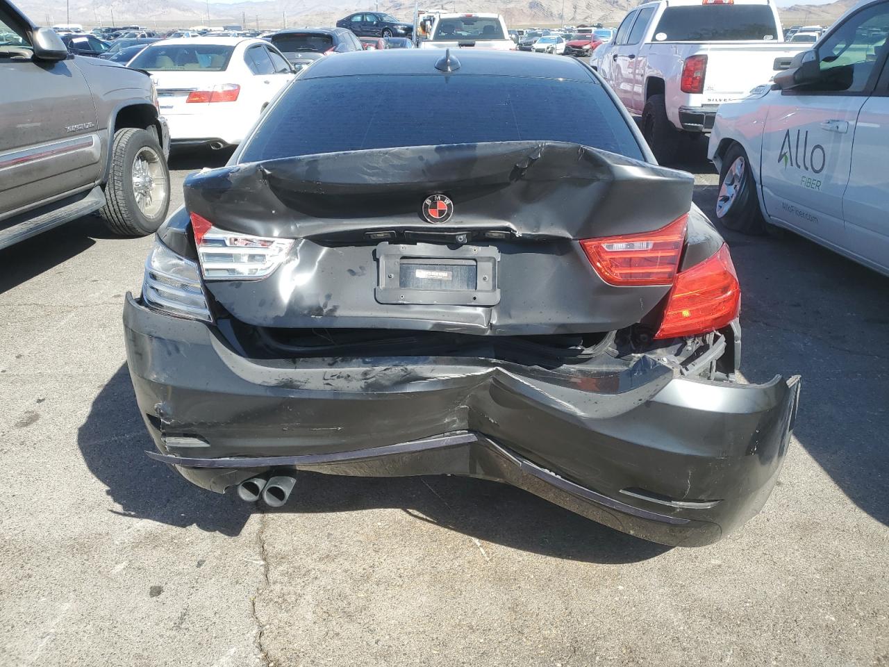 2014 Bmw 428 I Black vin: WBA3N7C56EF718040