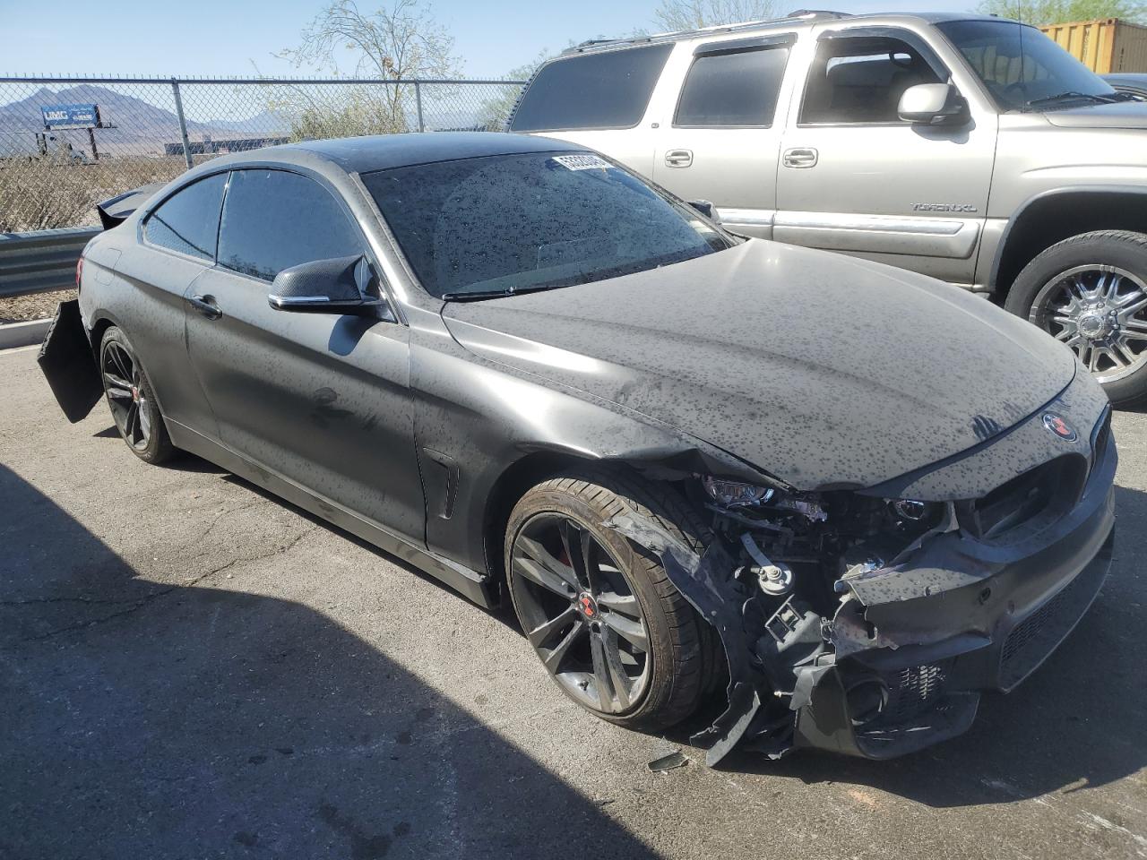 2014 Bmw 428 I Black vin: WBA3N7C56EF718040