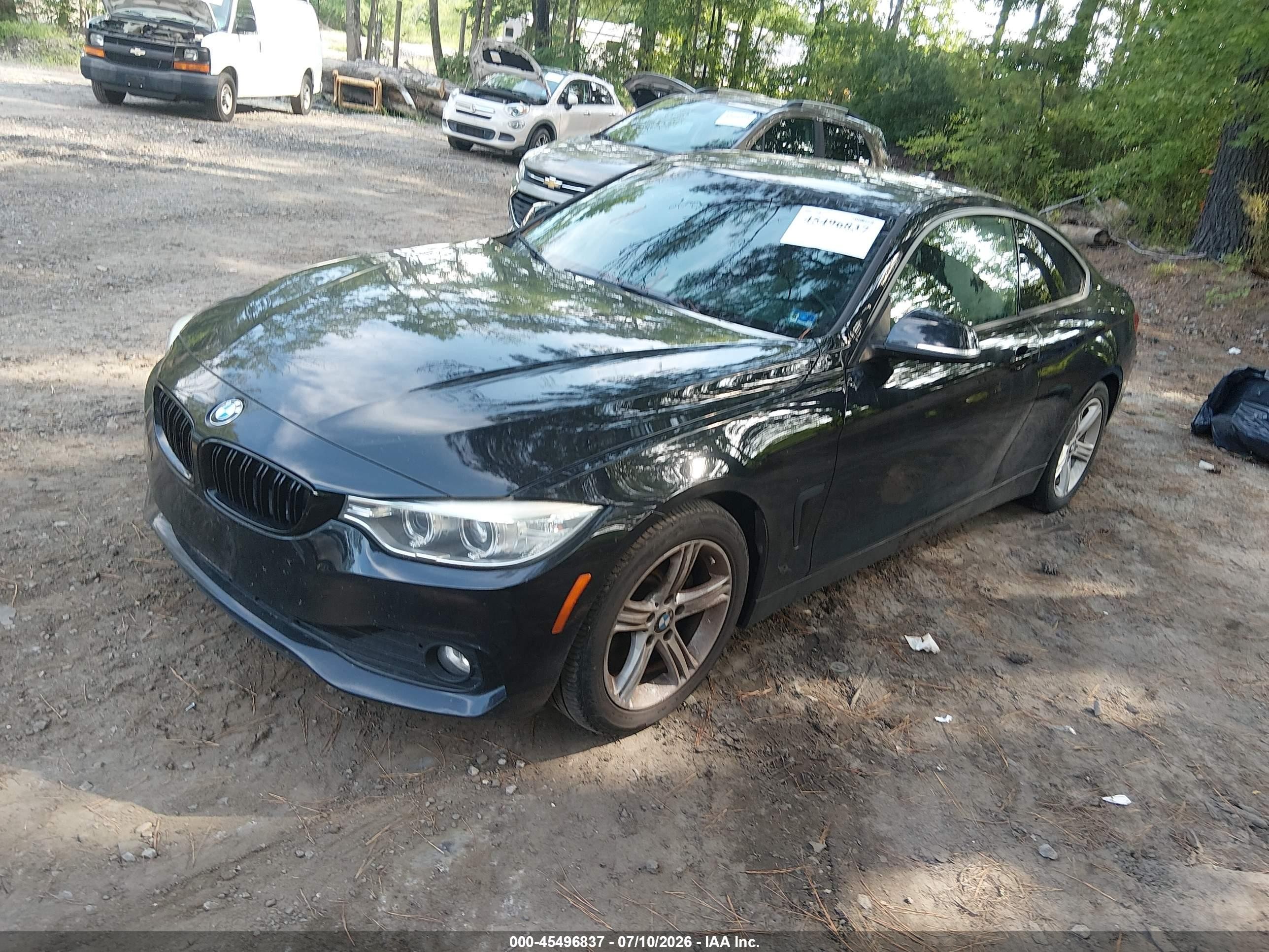 2014 Bmw 428i   Black vin: WBA3N7C56EK220685