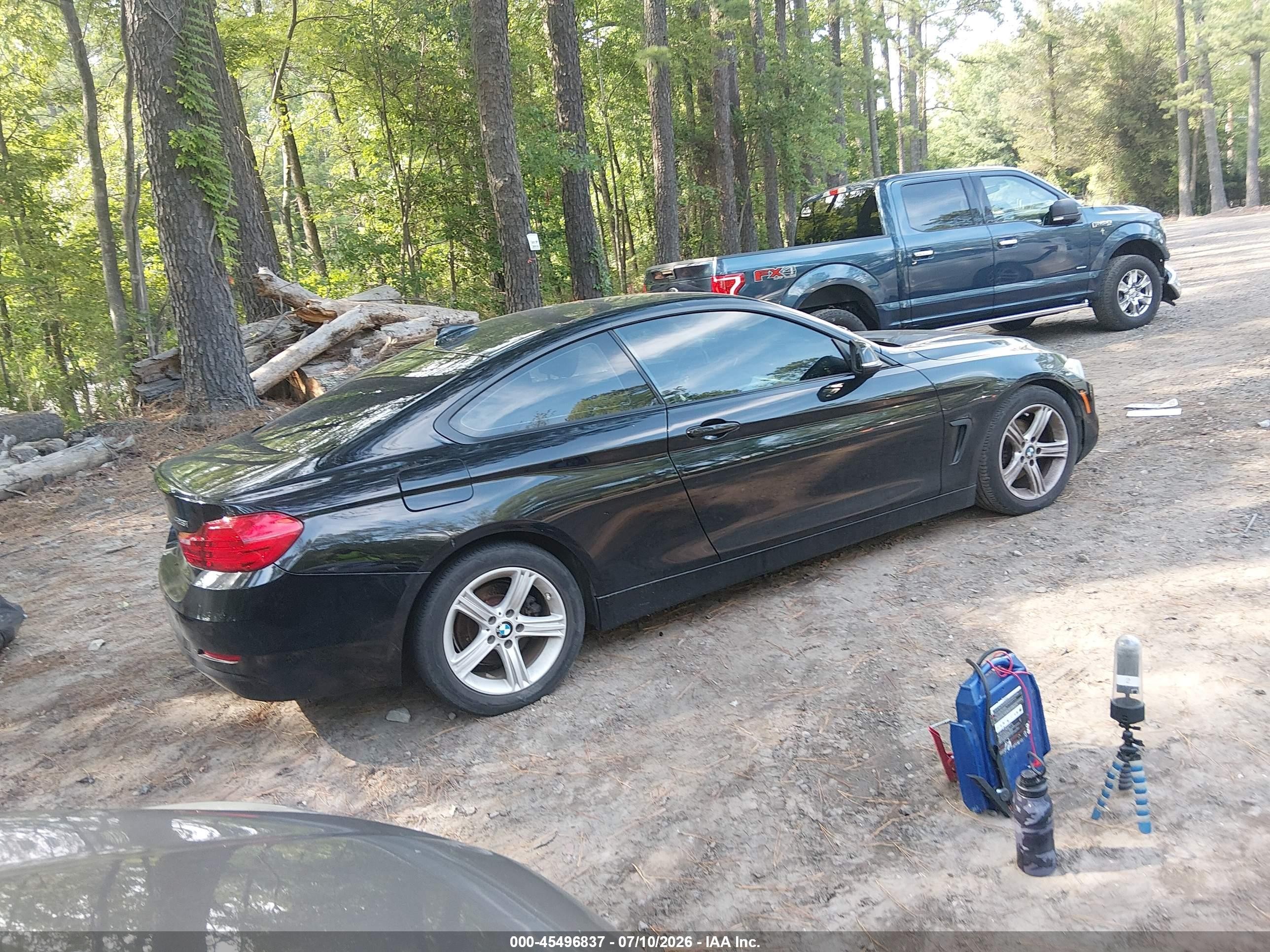 2014 Bmw 428i   Black vin: WBA3N7C56EK220685