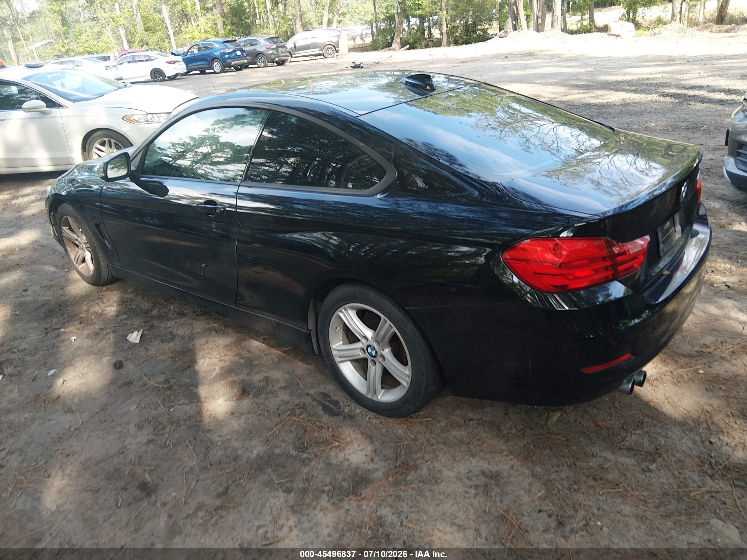 2014 Bmw 428i   Black vin: WBA3N7C56EK220685