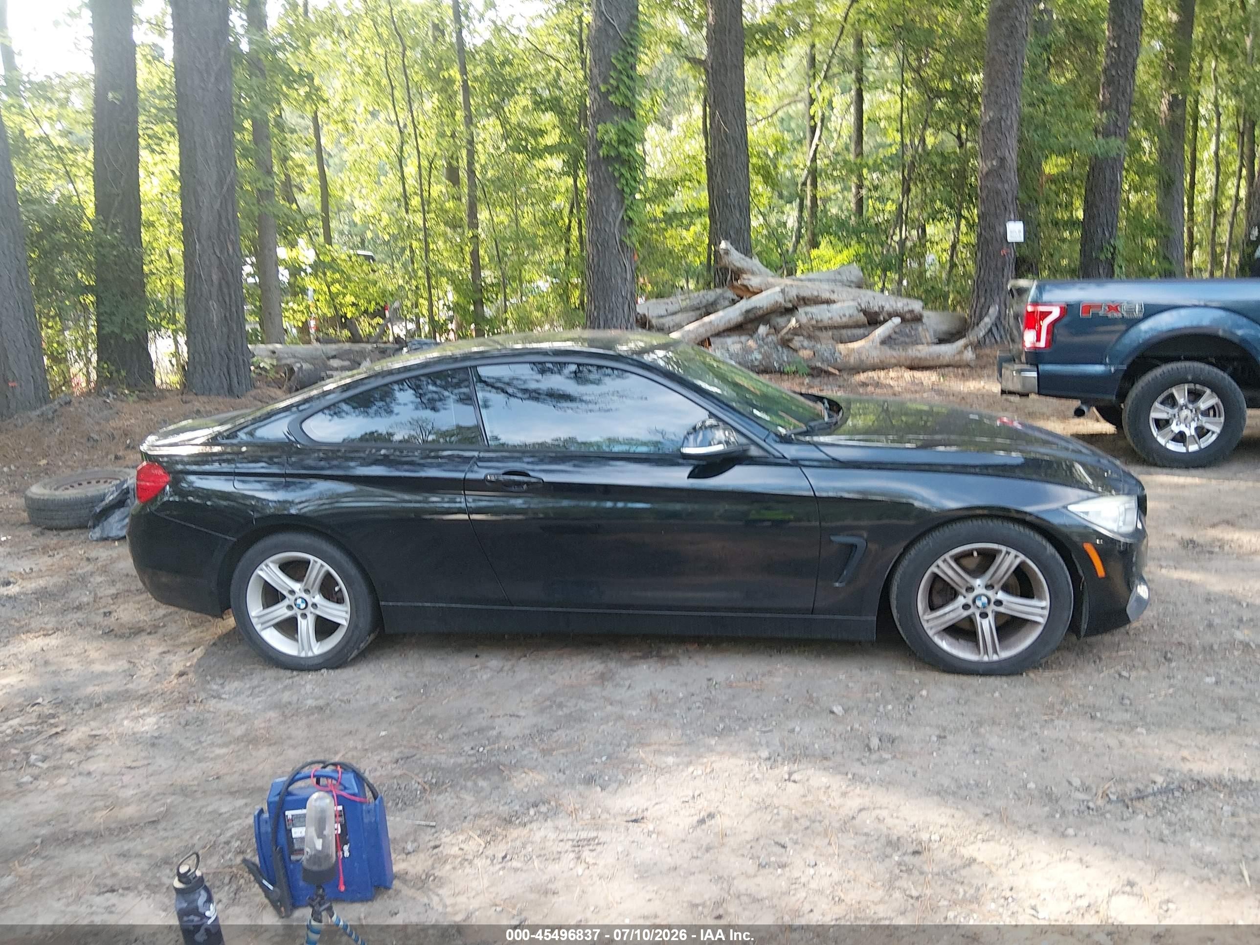 2014 Bmw 428i   Black vin: WBA3N7C56EK220685