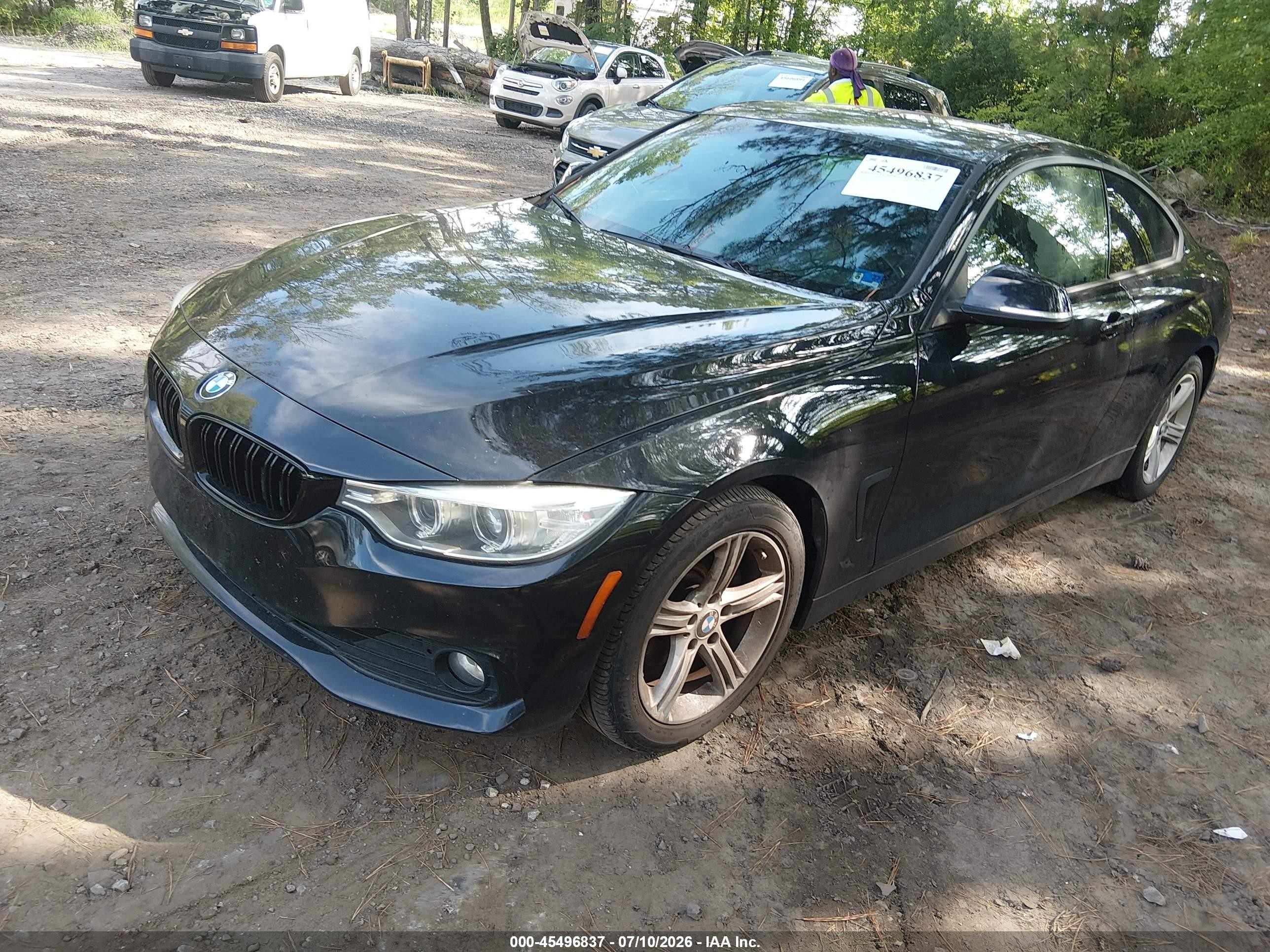 2014 Bmw 428i   Black vin: WBA3N7C56EK220685