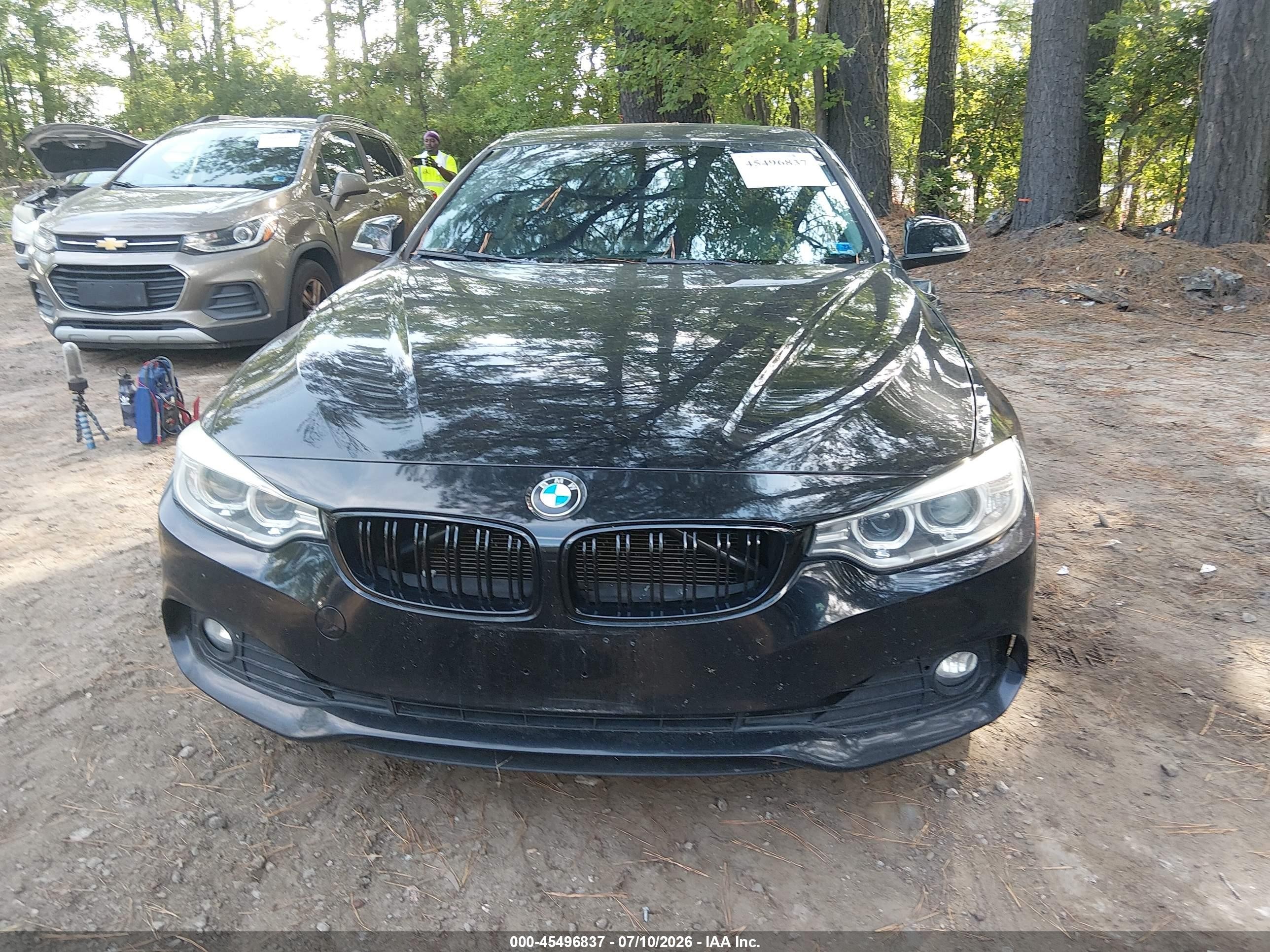 2014 Bmw 428i   Black vin: WBA3N7C56EK220685