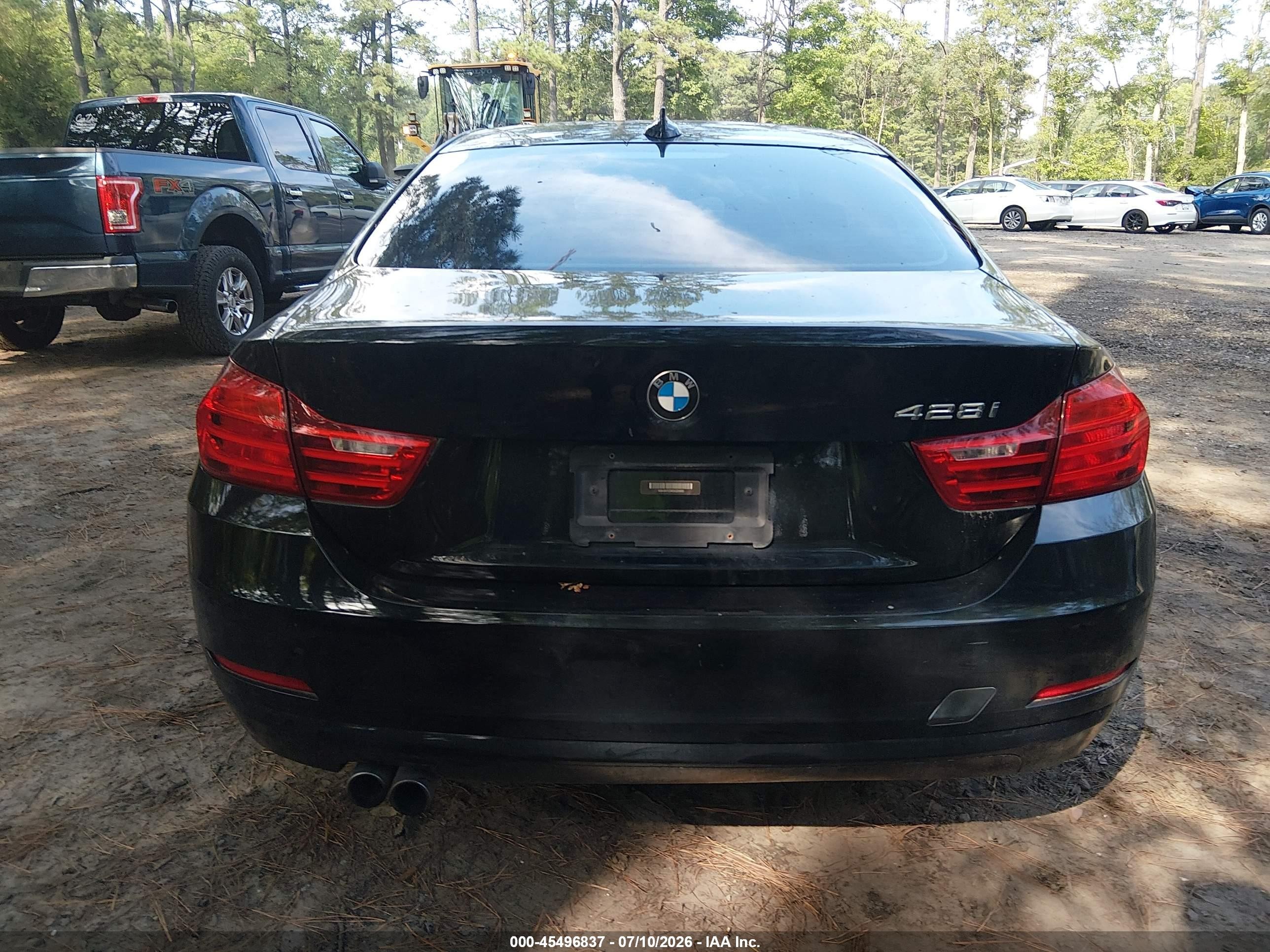2014 Bmw 428i   Black vin: WBA3N7C56EK220685