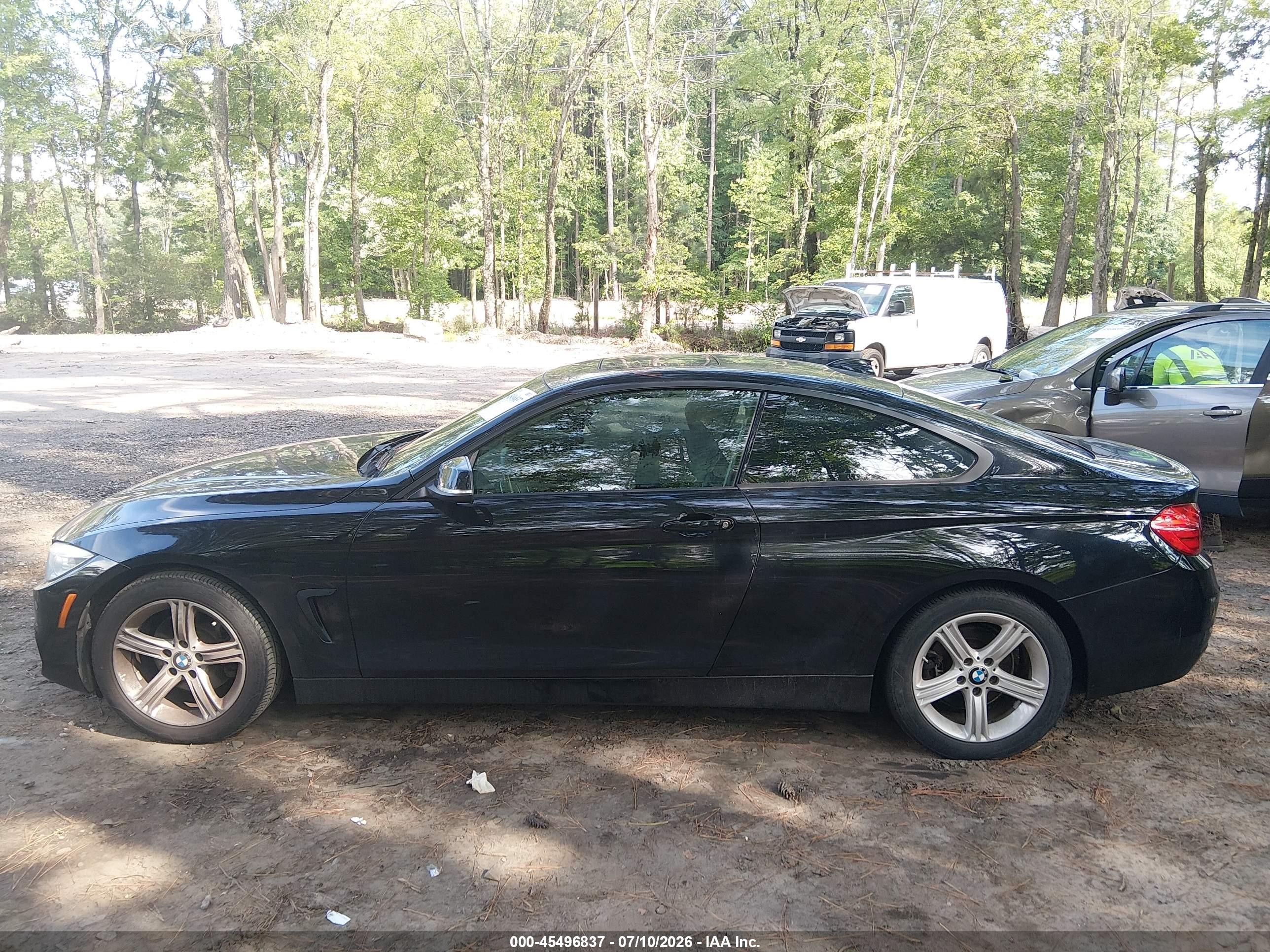 2014 Bmw 428i   Black vin: WBA3N7C56EK220685
