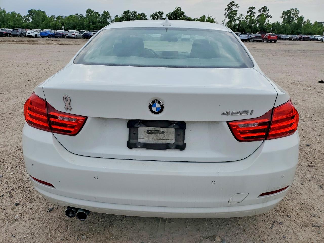 2014 Bmw 428 I White vin: WBA3N7C56EK220699