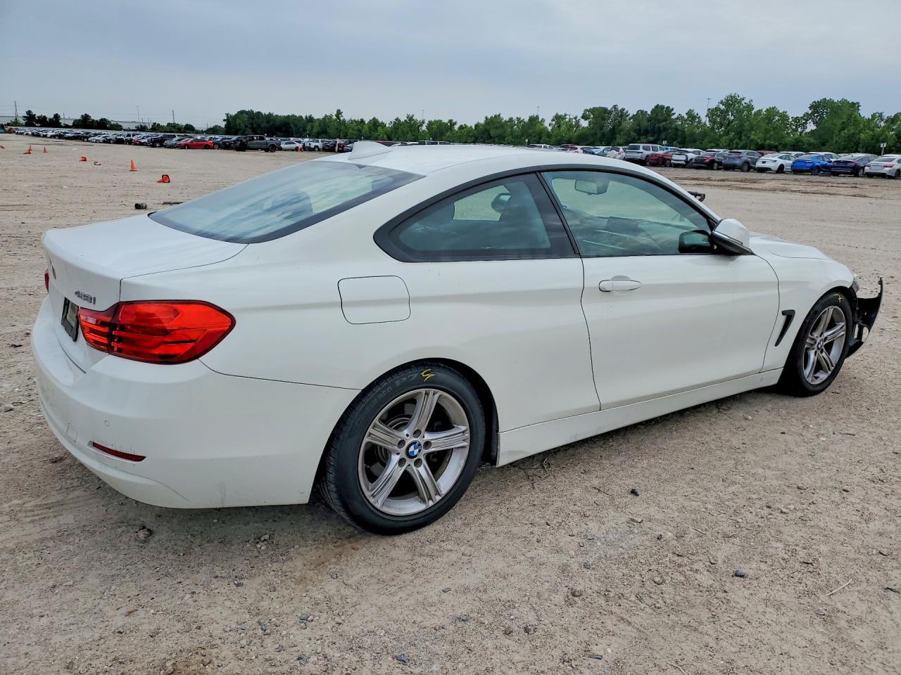 2014 Bmw 428 I White vin: WBA3N7C56EK220699