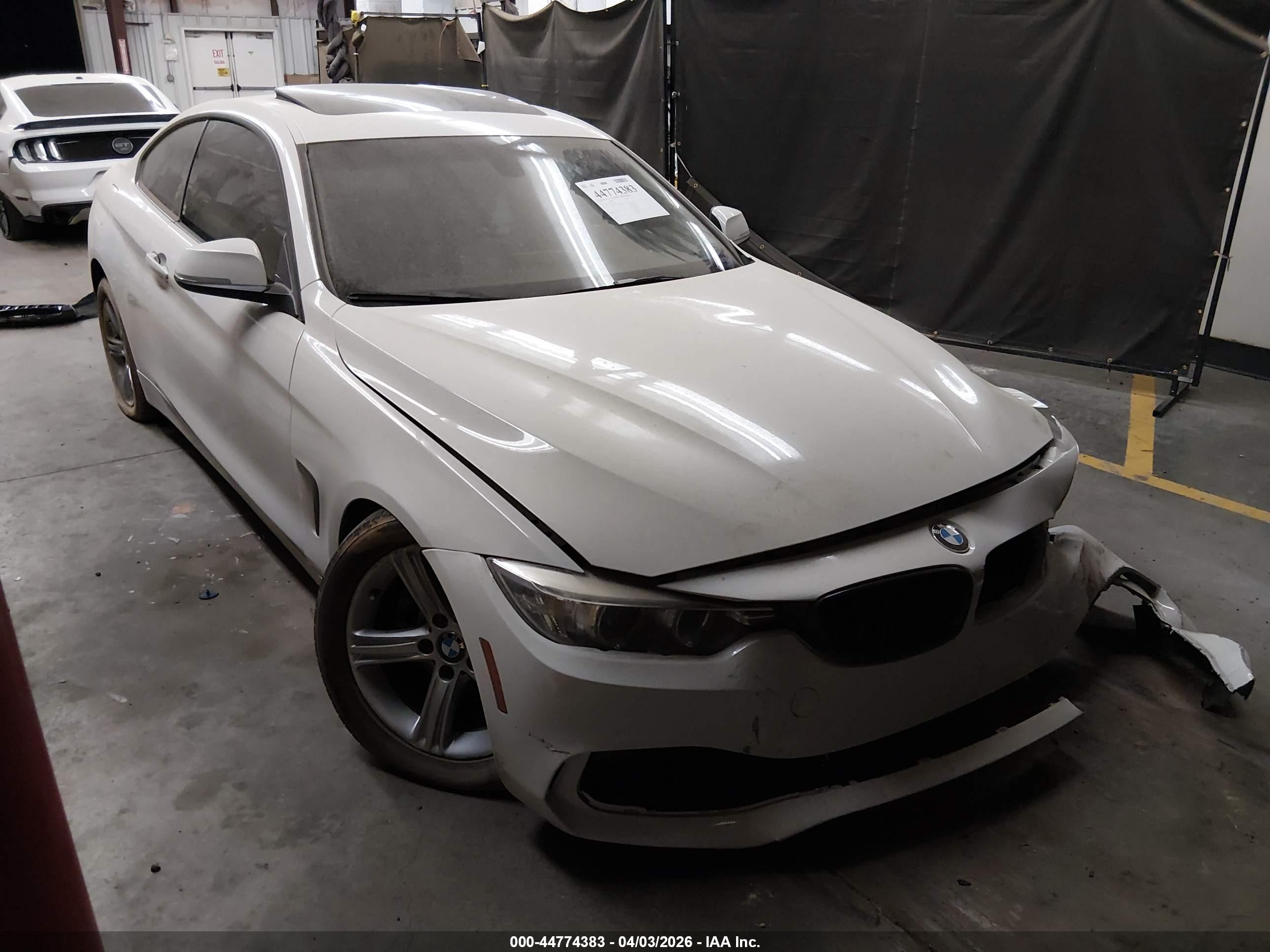 2015 Bmw 428i   White vin: WBA3N7C56FK222423