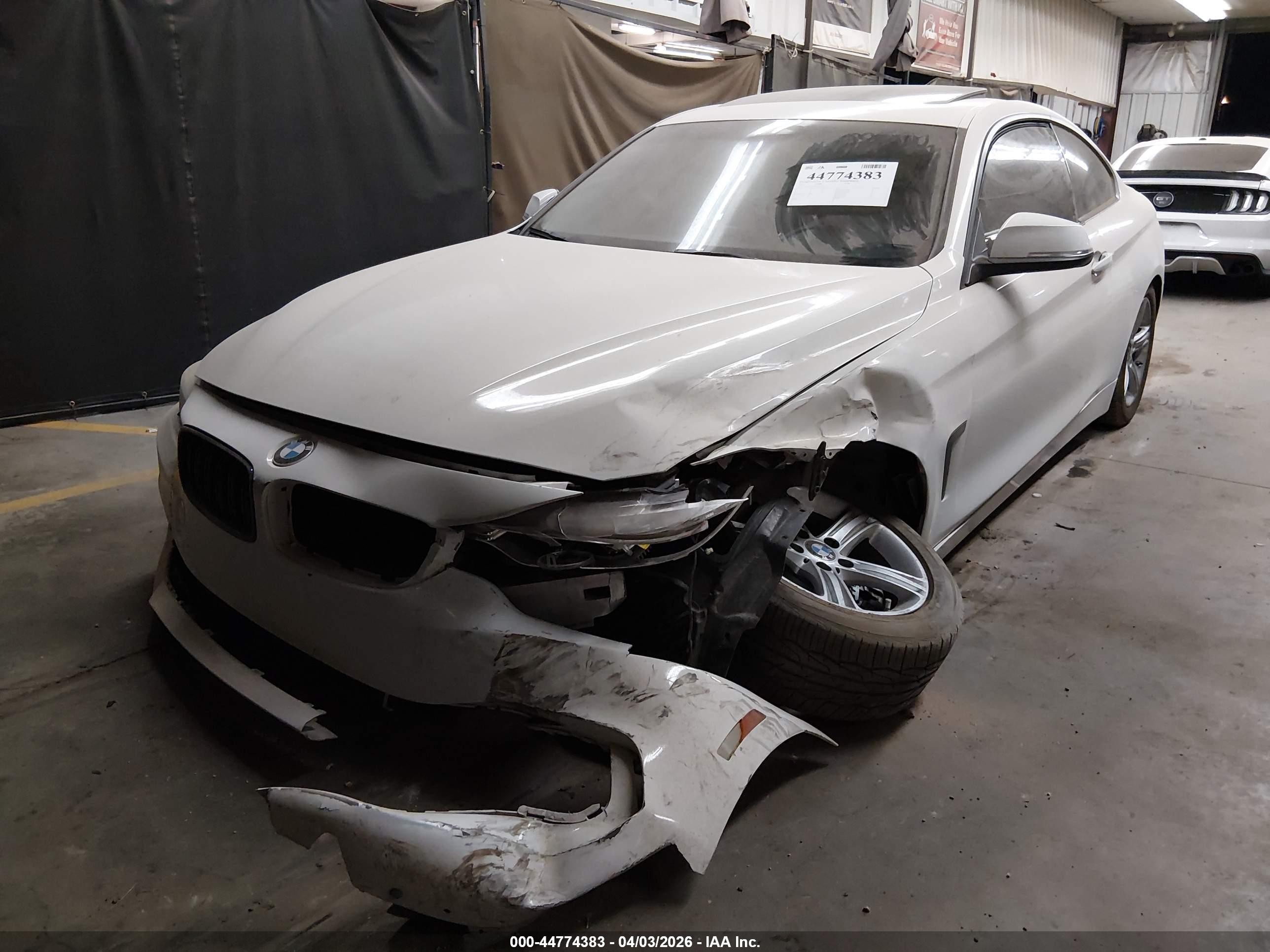 2015 Bmw 428i   White vin: WBA3N7C56FK222423