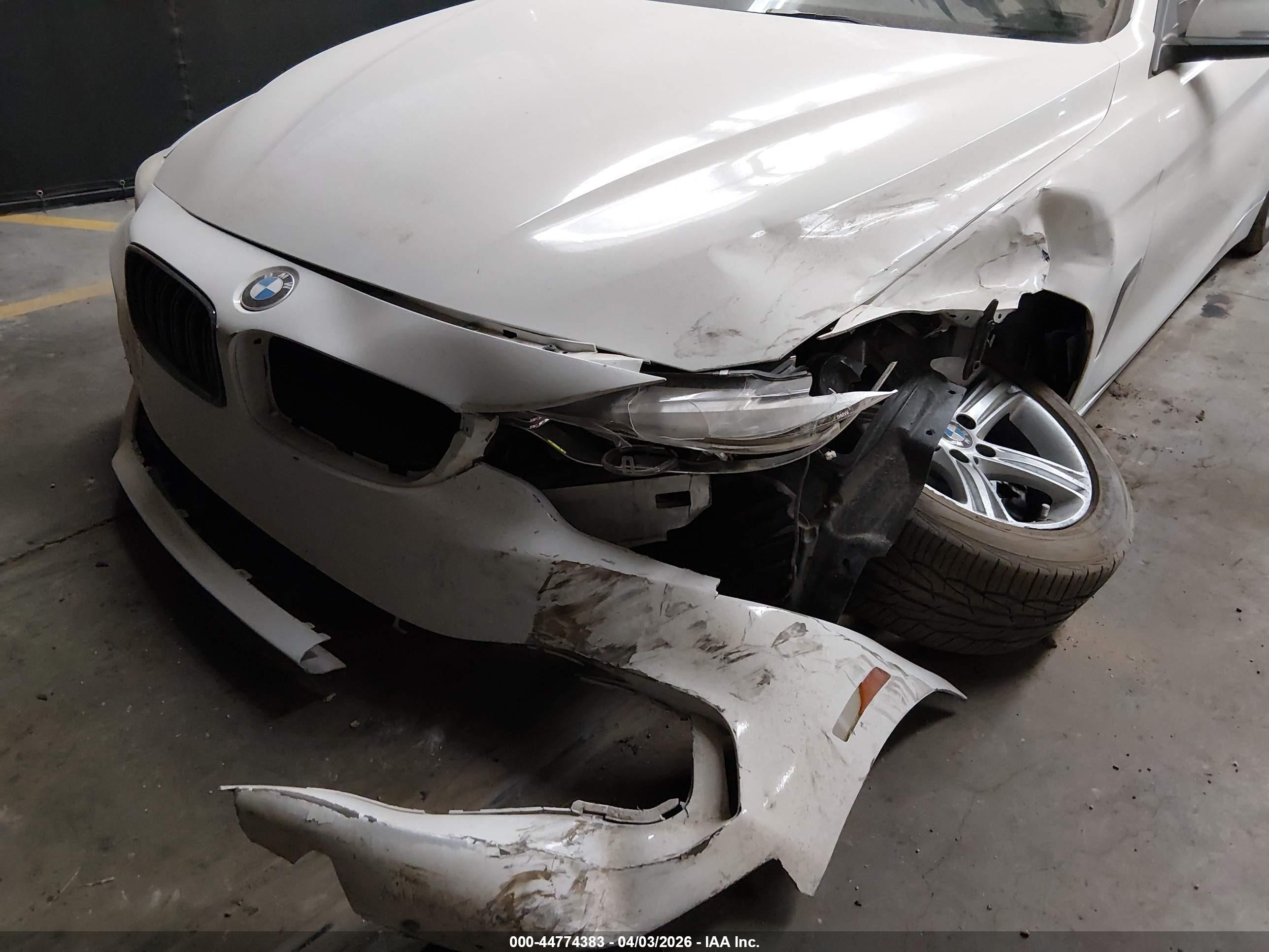 2015 Bmw 428i   White vin: WBA3N7C56FK222423
