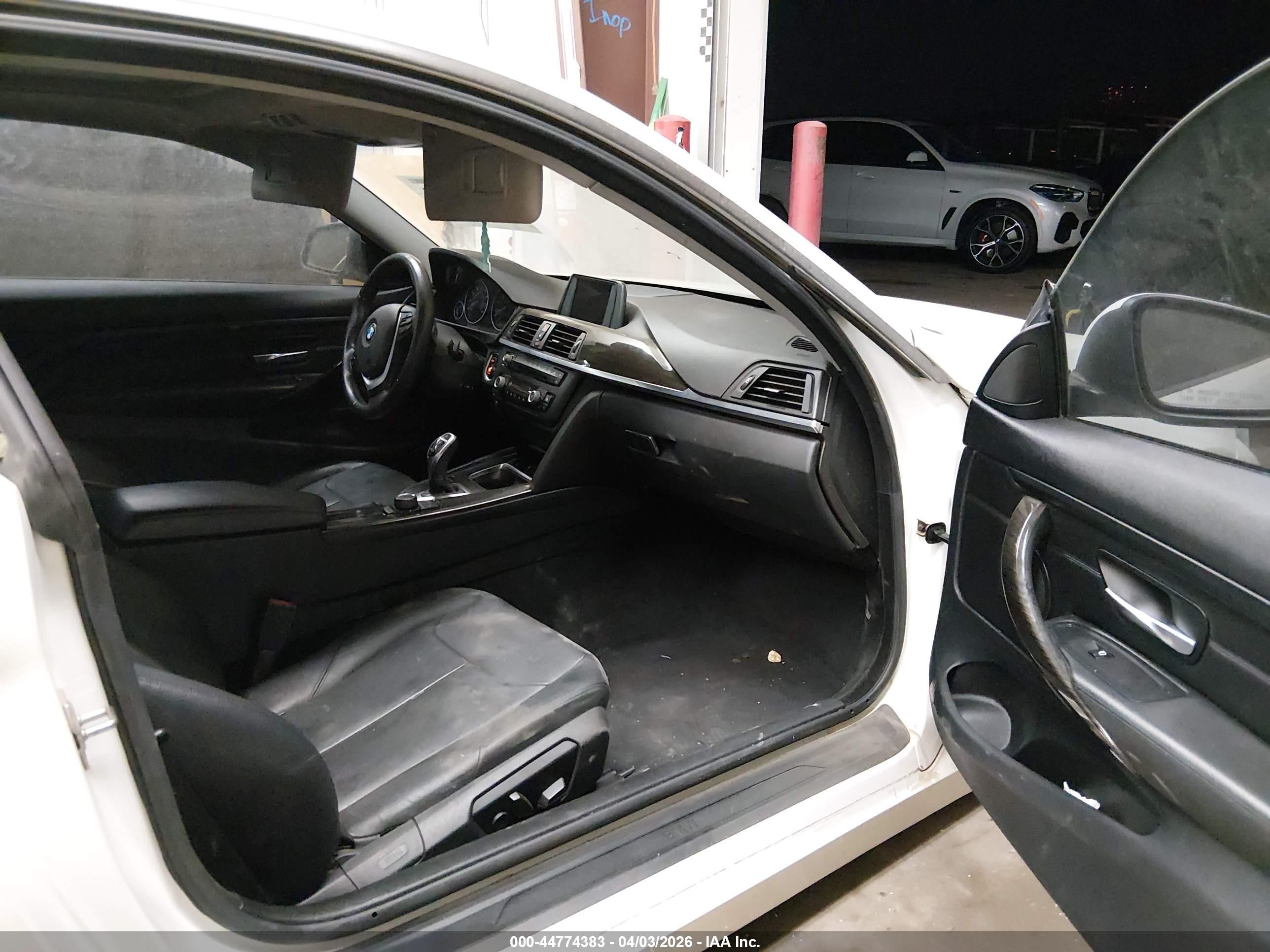 2015 Bmw 428i   White vin: WBA3N7C56FK222423