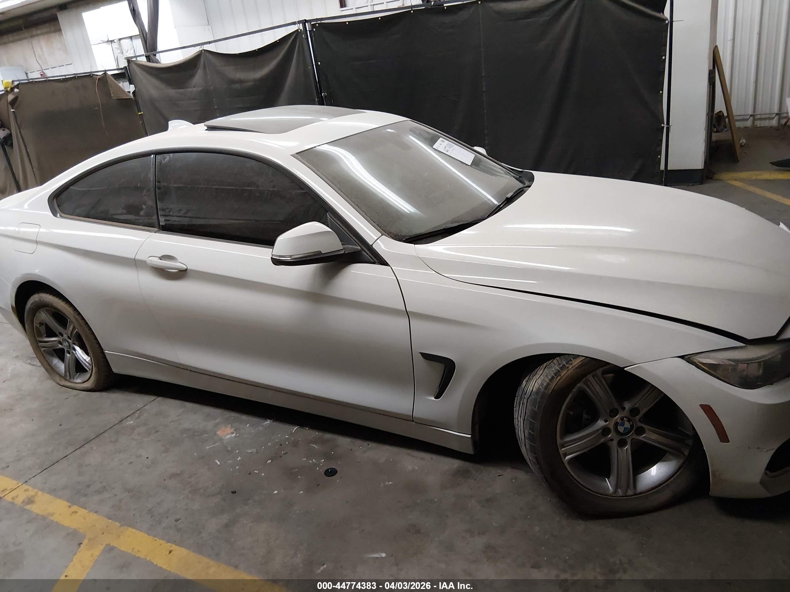 2015 Bmw 428i   White vin: WBA3N7C56FK222423