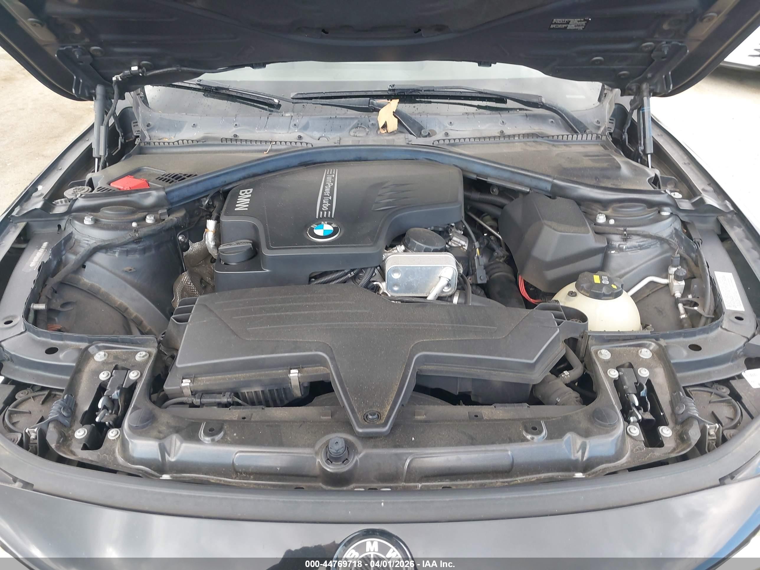 2015 Bmw 428i Черный vin: WBA3N7C56FK223460