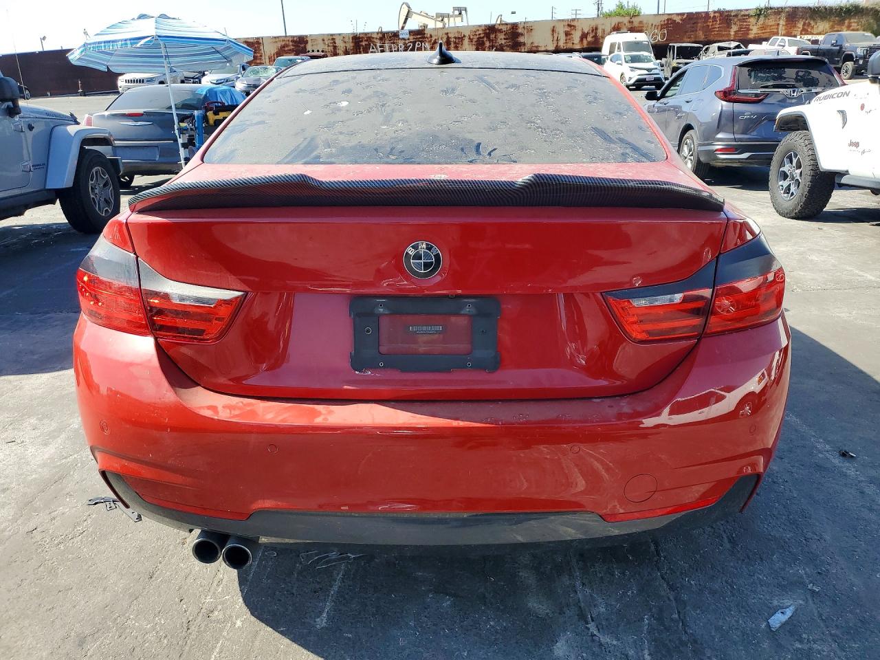 2014 Bmw 428 I Red vin: WBA3N7C57EK220372