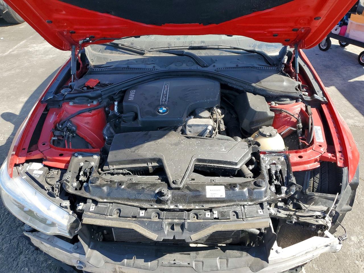 2014 Bmw 428 I Red vin: WBA3N7C57EK220372