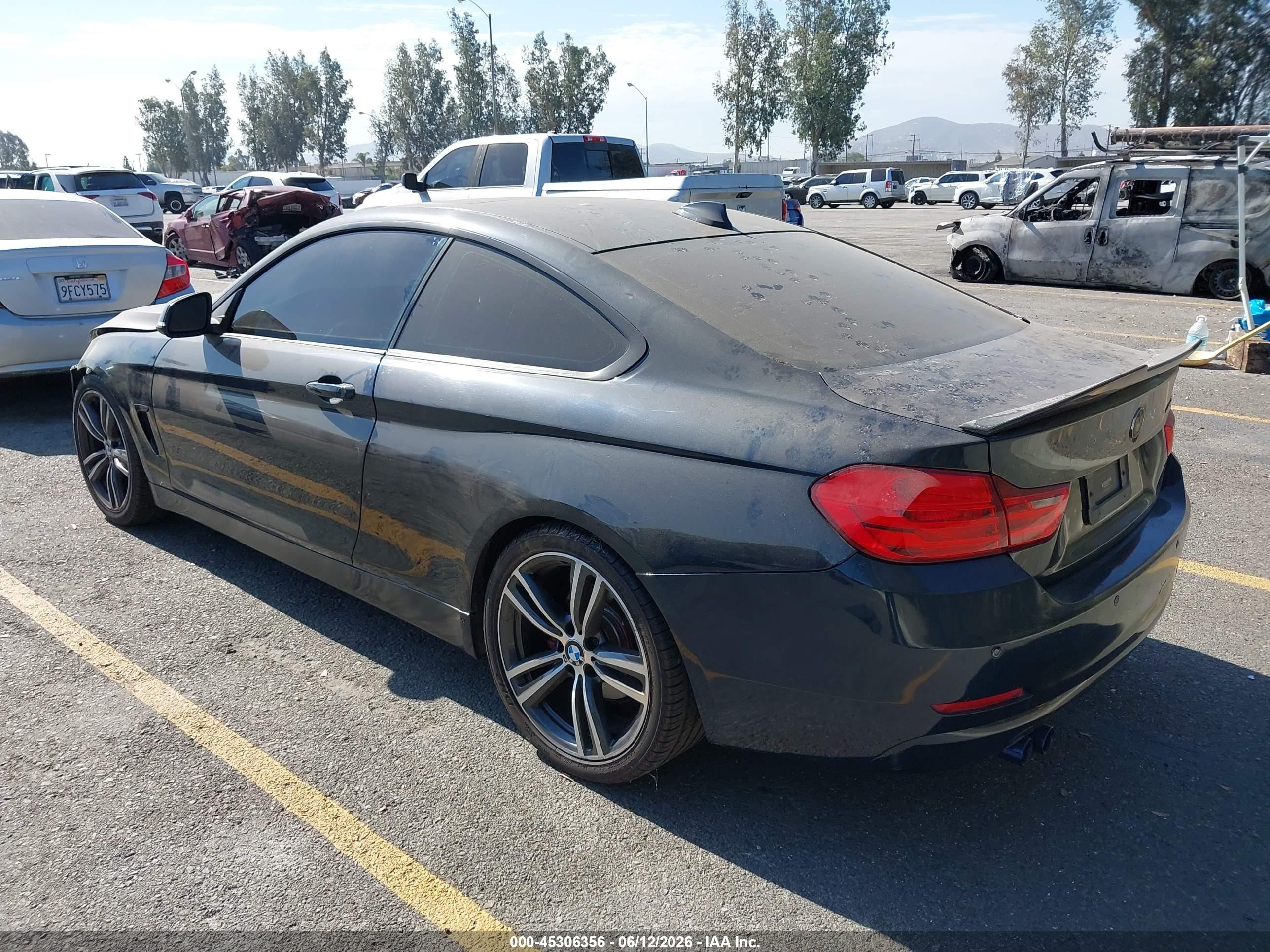 2015 Bmw 428i   Teal vin: WBA3N7C57FK222527