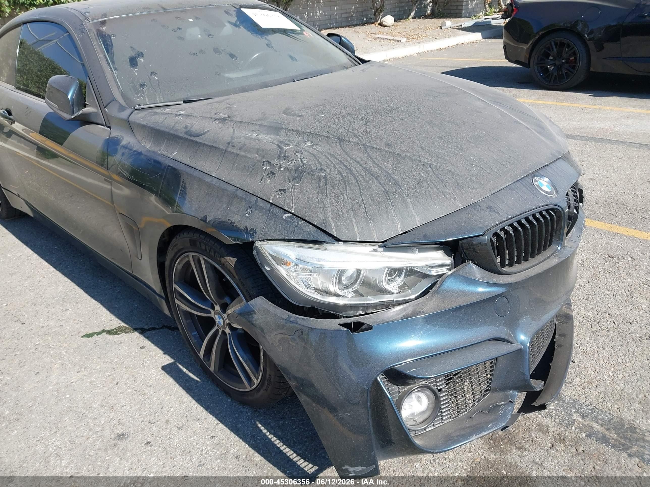 2015 Bmw 428i   Teal vin: WBA3N7C57FK222527